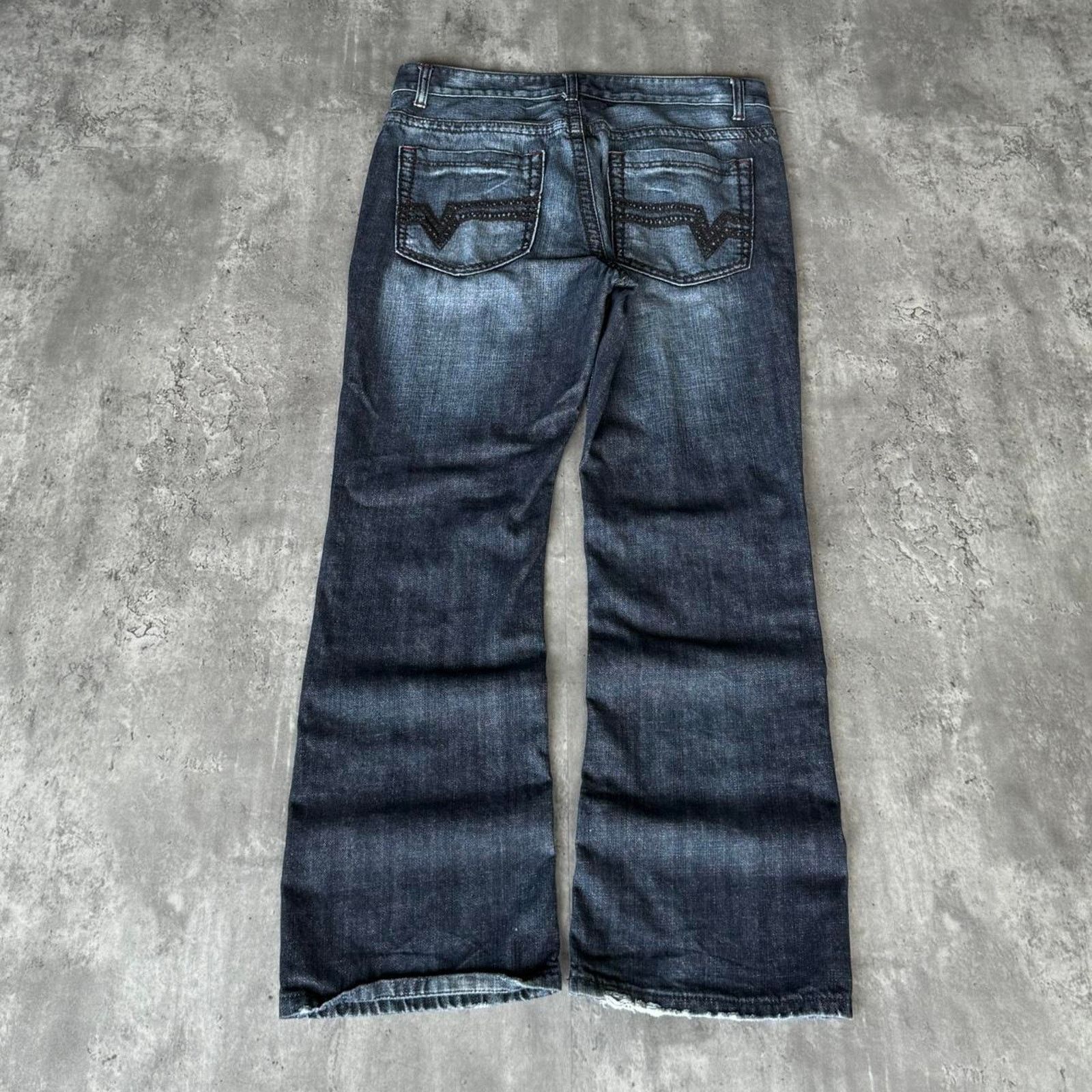 I.N.C Vintage Y2K Jnco Style Embroidered Baggy Opium Grunge Jeans Size US 34 / EU 50 - 1 Thumbnail