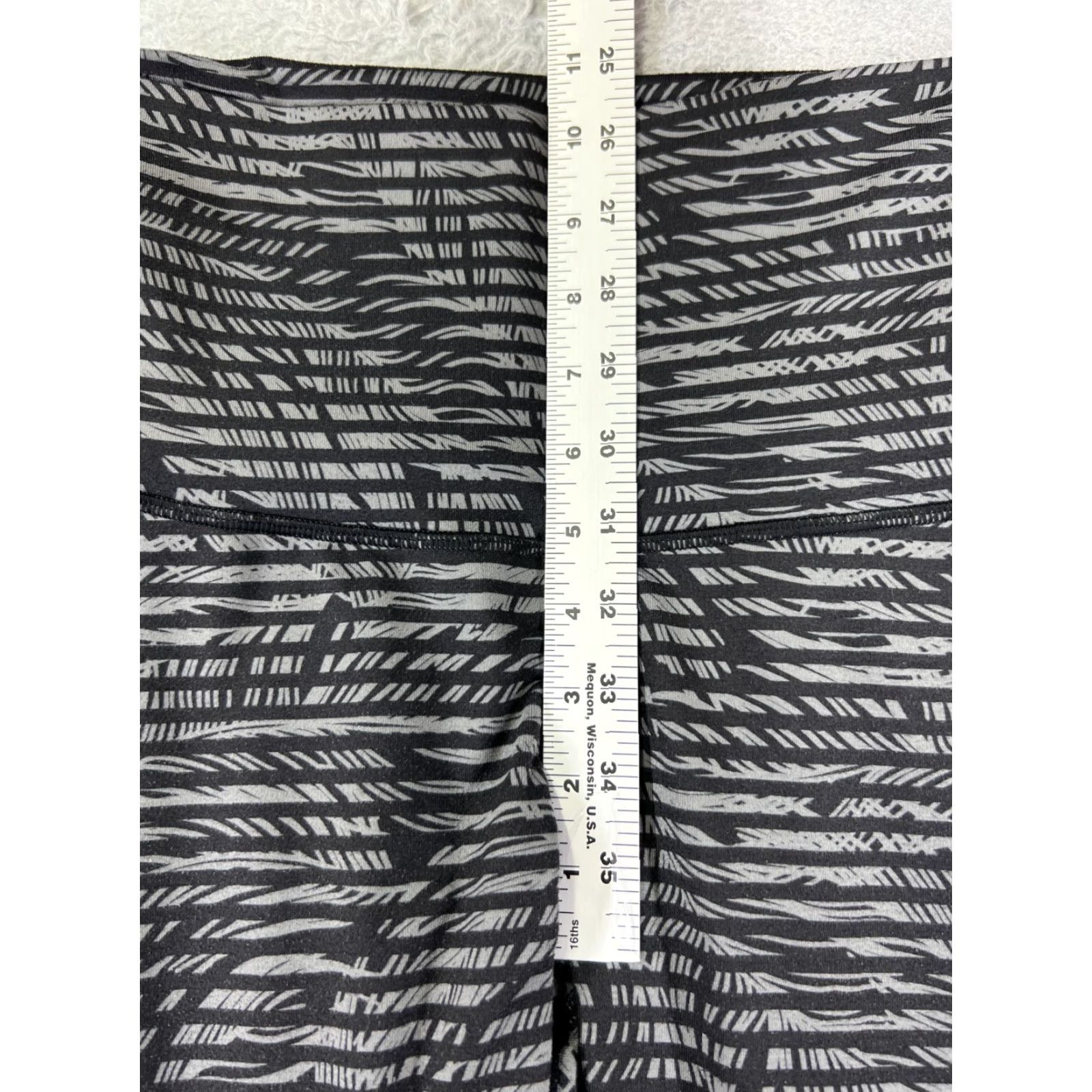Lululemon Lululemon Pants Womens Wunder Under Crop II Full-On Luon 4 Black Gray W6C45S Size 27" / US 4 / IT 40 - 7 Thumbnail