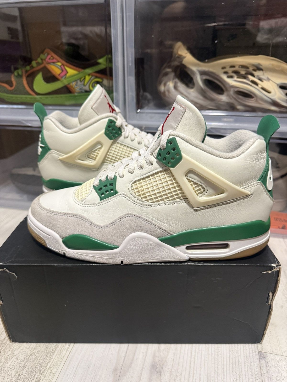 Nike SB Air Jordan 4 Retro SB Pine Green Size US 9.5 / EU 42-43 - 1 Thumbnail