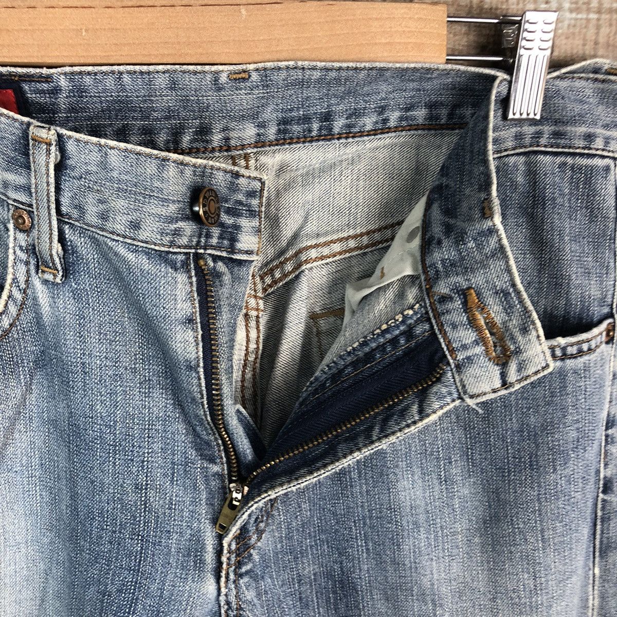 Edwin Edwin japan vintage faded Blue Denim Pants #A1403 Size US 30 / EU 46 - 13 Thumbnail