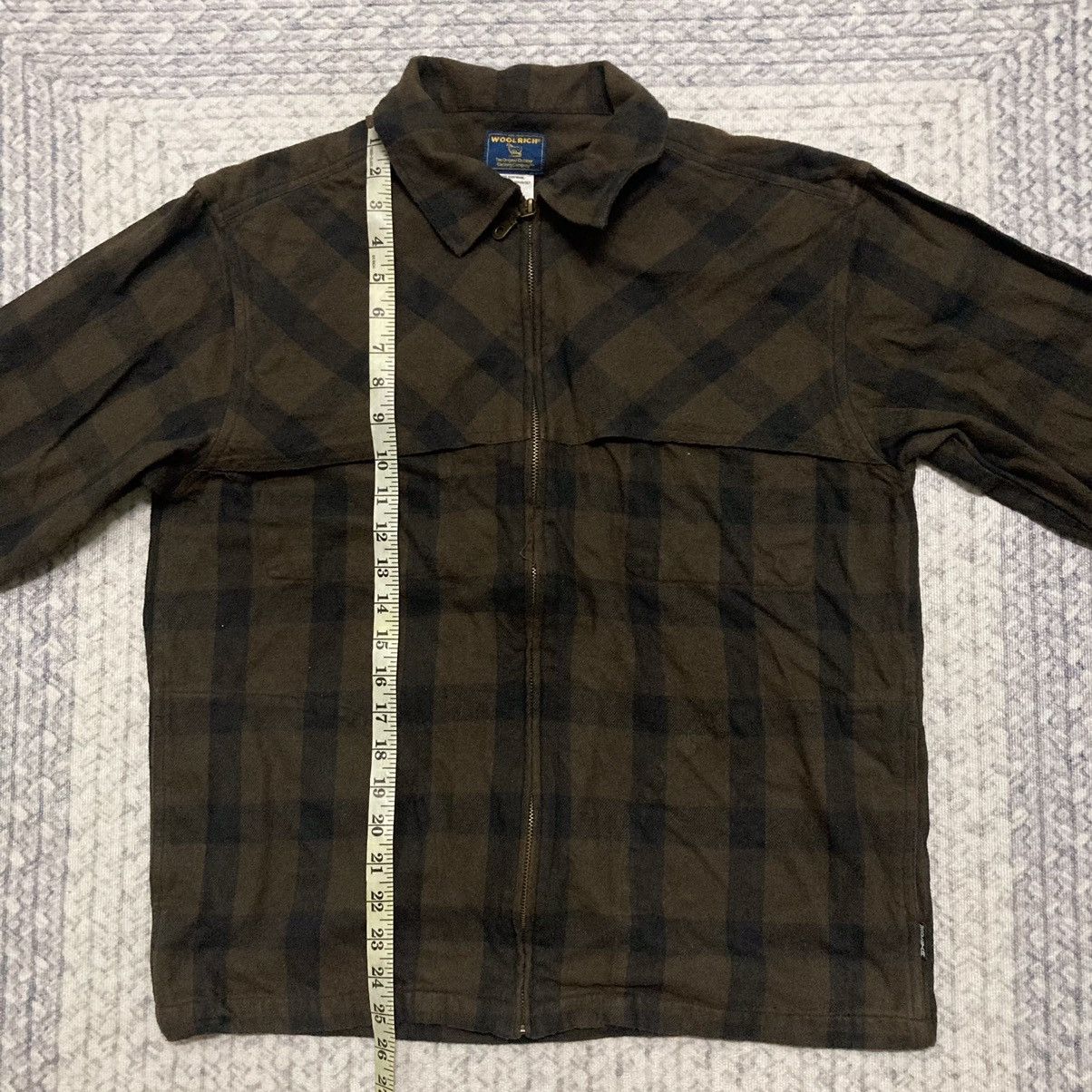 Japanese Brand × Vintage × Woolrich Woolen Mills Rare Vintage Woolrich Checkered Zipper Jacket Size US M / EU 48-50 / 2 - 9 Thumbnail
