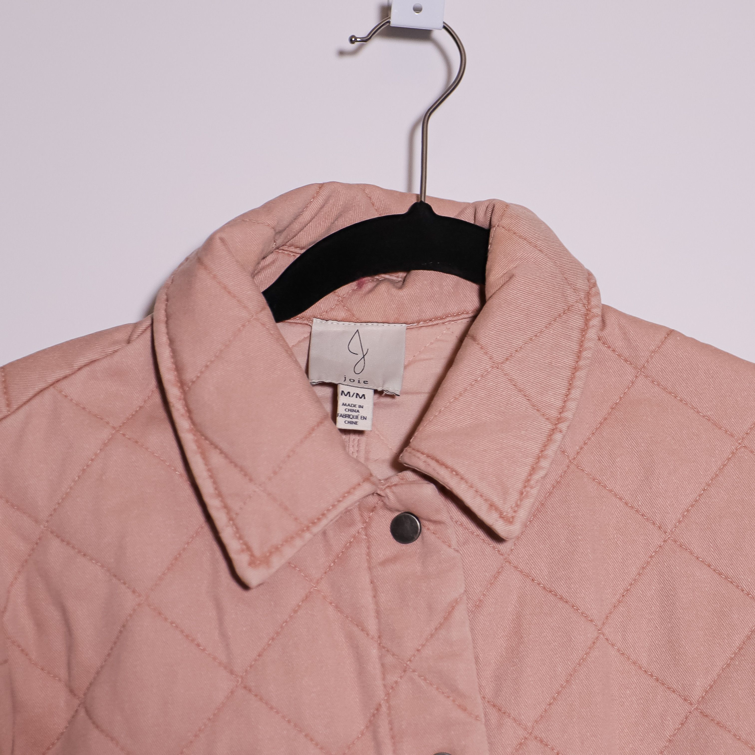 Joie Joie Women's Cotton Quilted Collar Snap Size M / US 6-8 / IT 42-44 - 2 Thumbnail