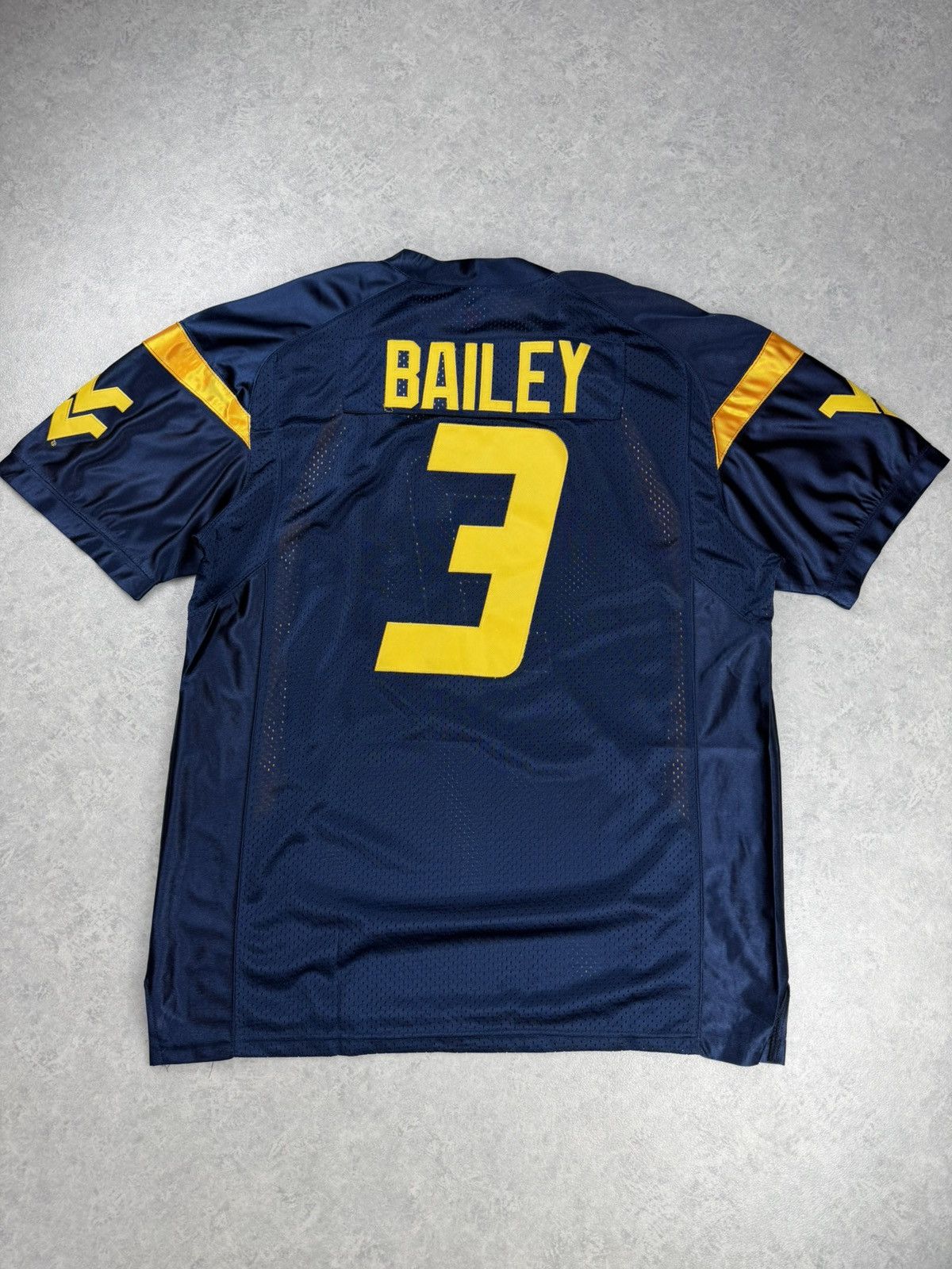 Nike Nike Team West Virginia Mountaineers #3 Bailey Jersey XXL Size US XXL / EU 58 / 5 - 10 Thumbnail
