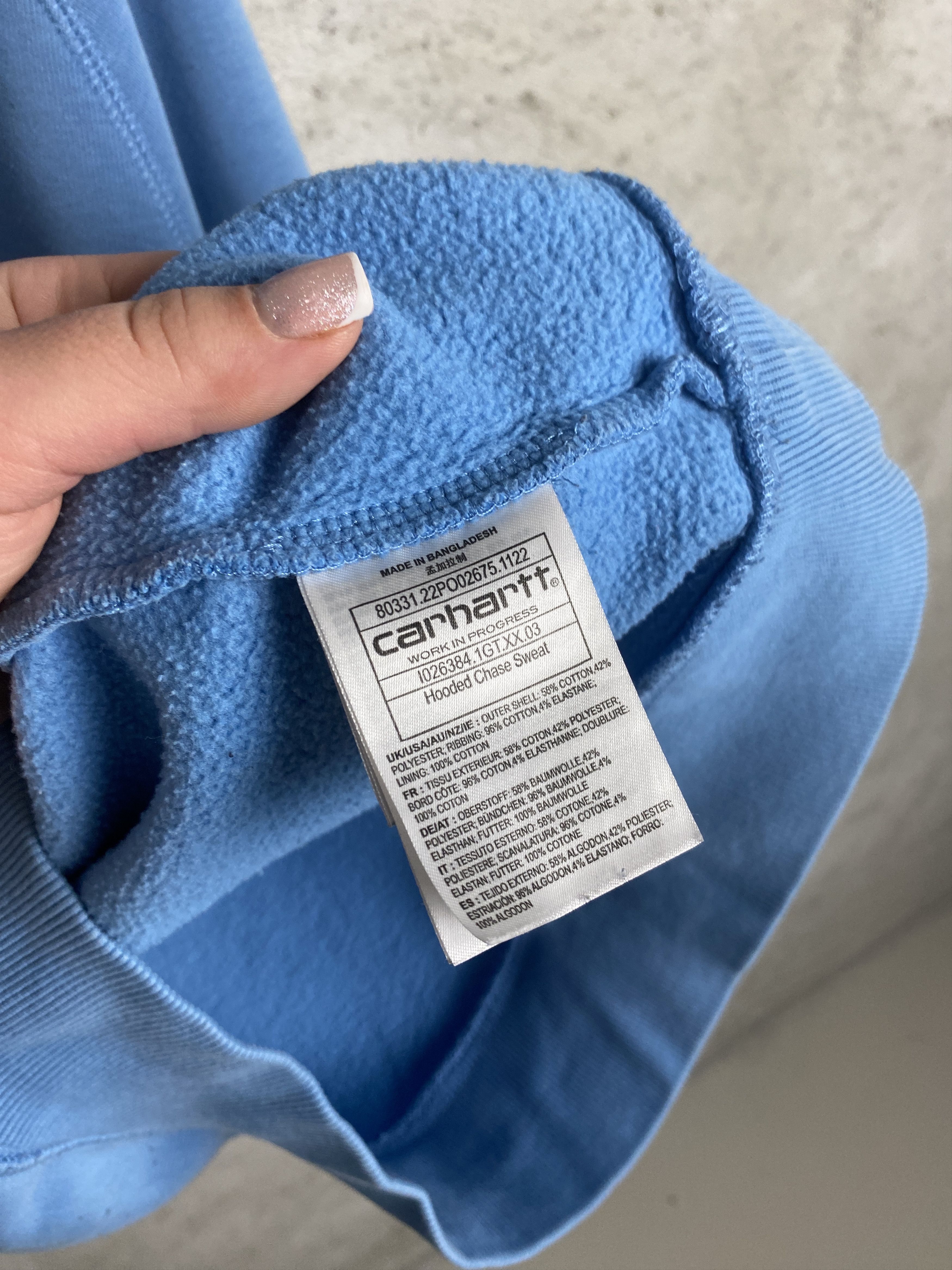 Carhartt Carhartt hoodie y2k gorpcore rap skate sport opium drain Size US S / EU 44-46 / 1 - 4 Thumbnail