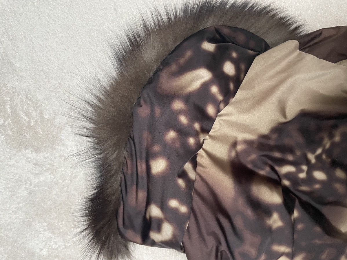 Prada 2000's Prada Leopard Fur Neck Down Jacket Size M / US 6-8 / IT 42-44 - 11 Thumbnail