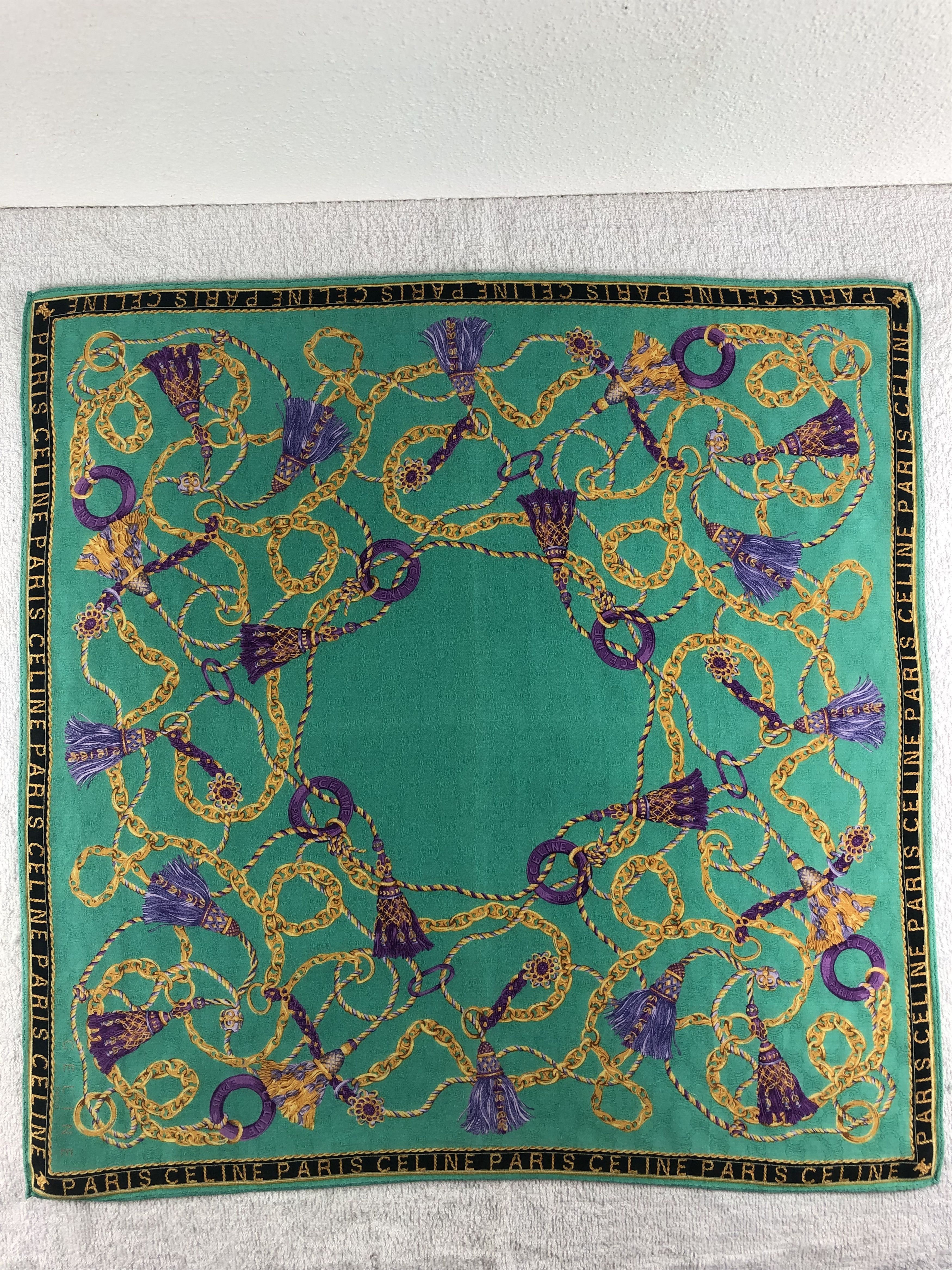 Celine Celine Handkerchief / Bandana / Neckerchief C228 Size ONE SIZE - 3 Thumbnail