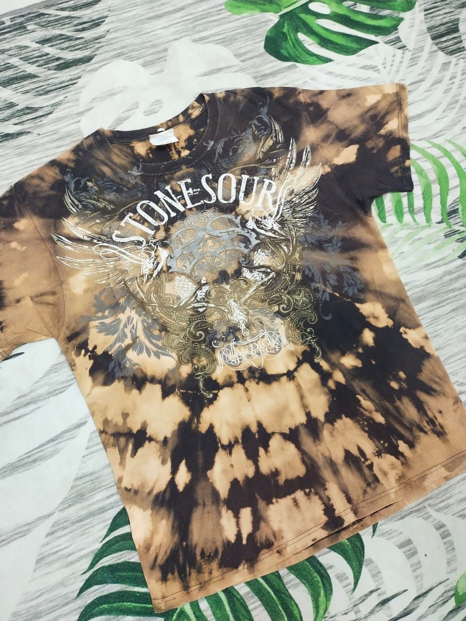 Japanese Brand Vintage STONE SOUR Rock band t shirt tie dye rare Size US L / EU 52-54 / 3 - 6 Thumbnail