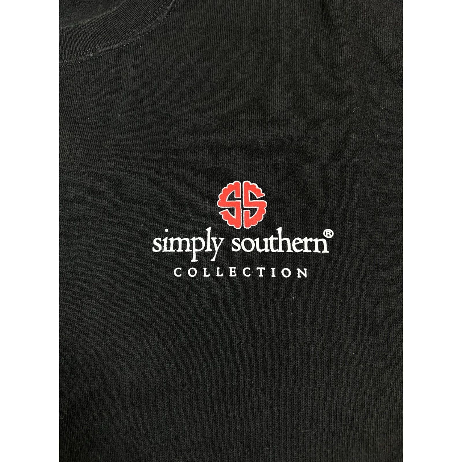 Vintage VINTAGE Simply Southern Black Longsleeve Shirt M Women Christmas Crew Neck Cotton Solid Size M / US 6-8 / IT 42-44 - 5 Thumbnail