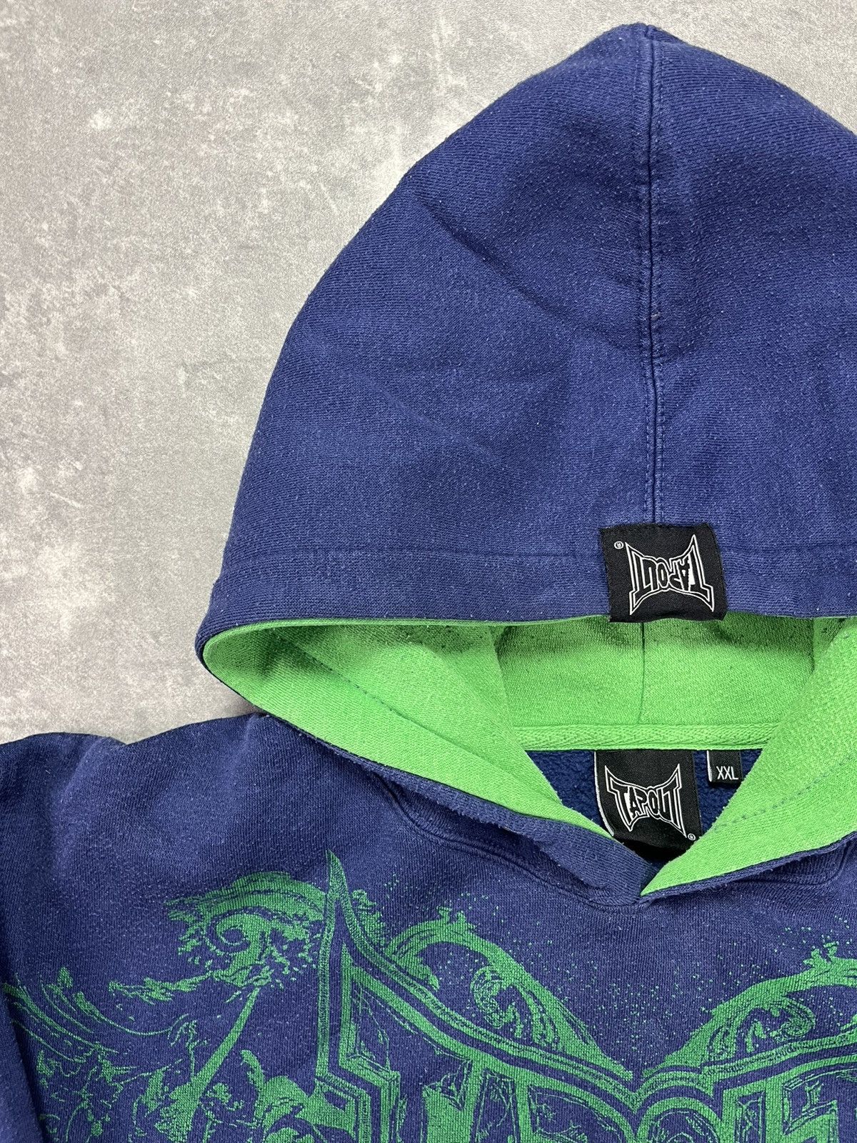 Tapout Tapout Big Tribal Logo Printed Hoodie XL XXL Affliction Size US XL / EU 56 / 4 - 8 Thumbnail