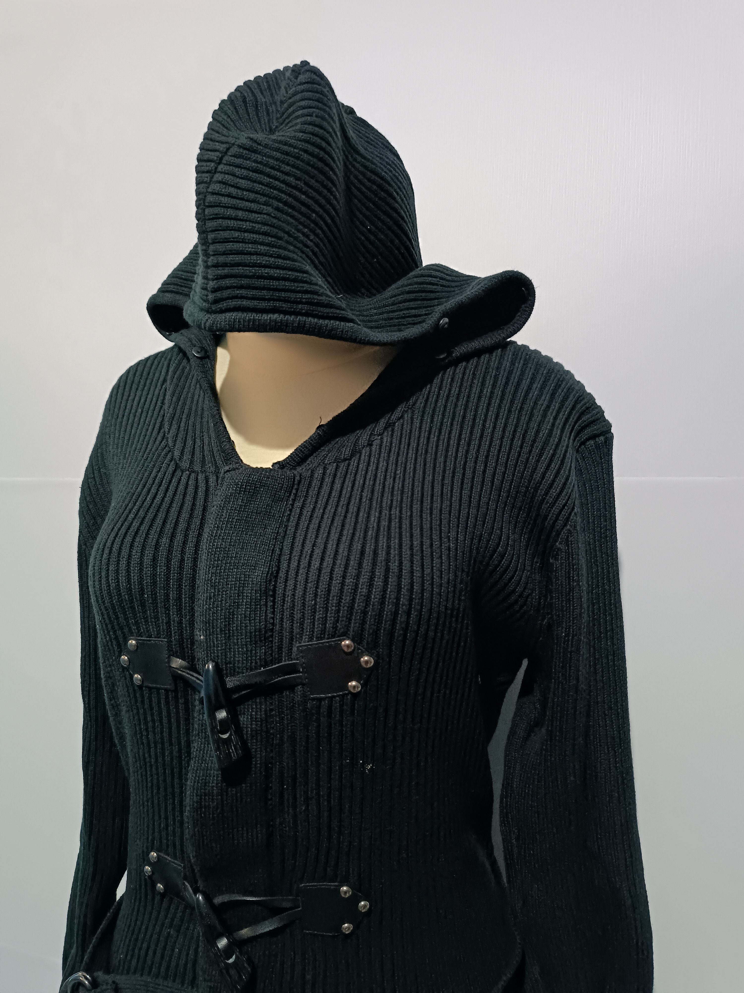 In The Attic × Japanese Brand In The Attic Long Knitwear Hoodie Jacket Size US M / EU 48-50 / 2 - 5 Thumbnail