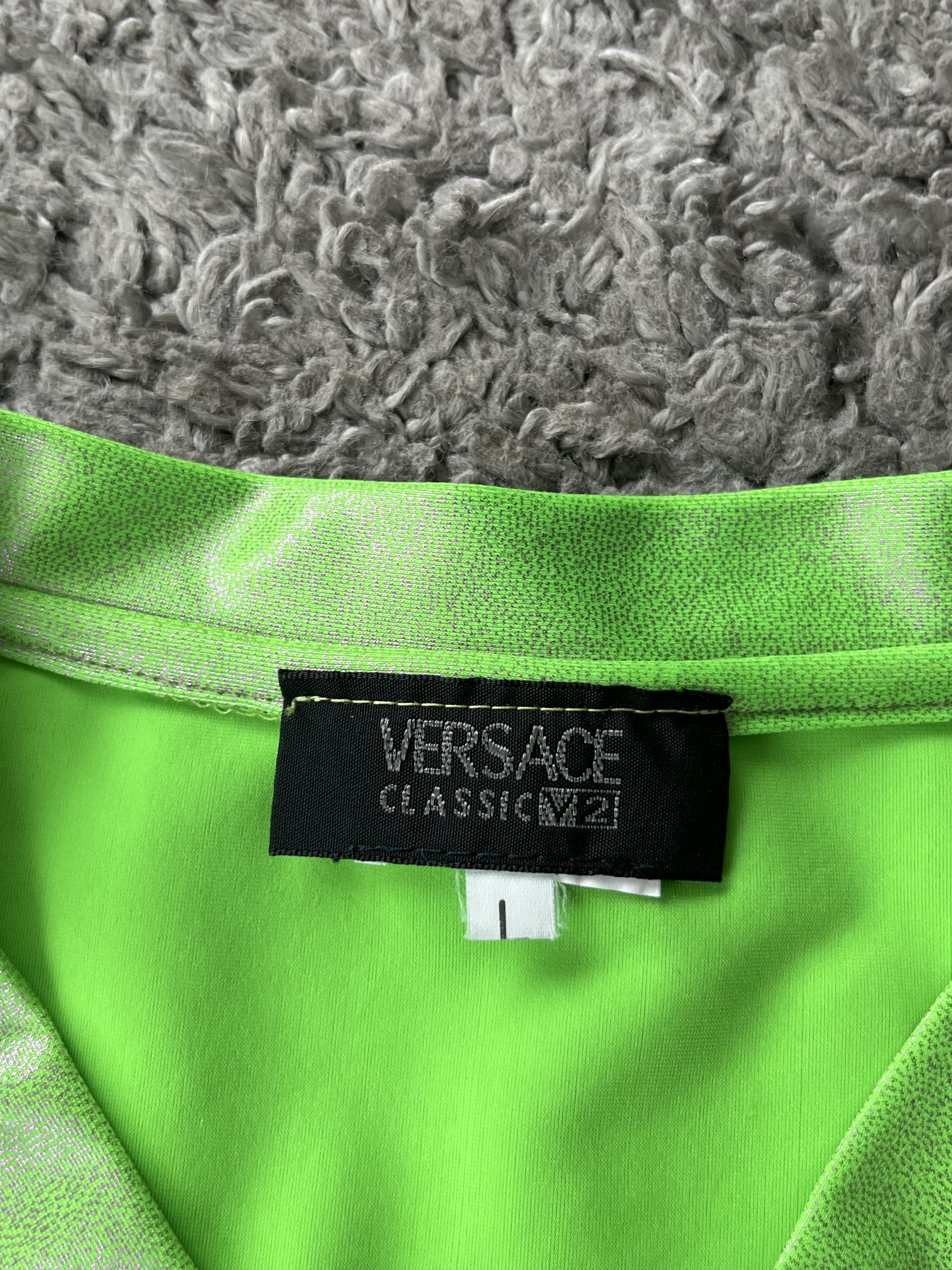 Versace Vintage 90's Tee Versace Elastic Size US L / EU 52-54 / 3 - 6 Thumbnail