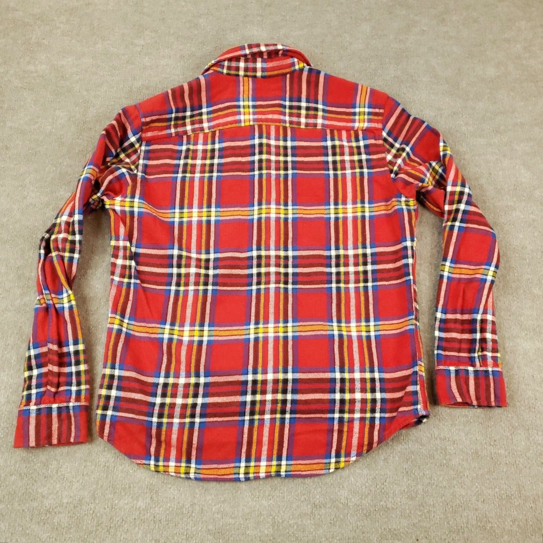 American Eagle Outfitters American Eagle Flannel Shirt Mens Medium Red Plaid Long Sleeve Button Up Casual Size US M / EU 48-50 / 2 - 7 Thumbnail
