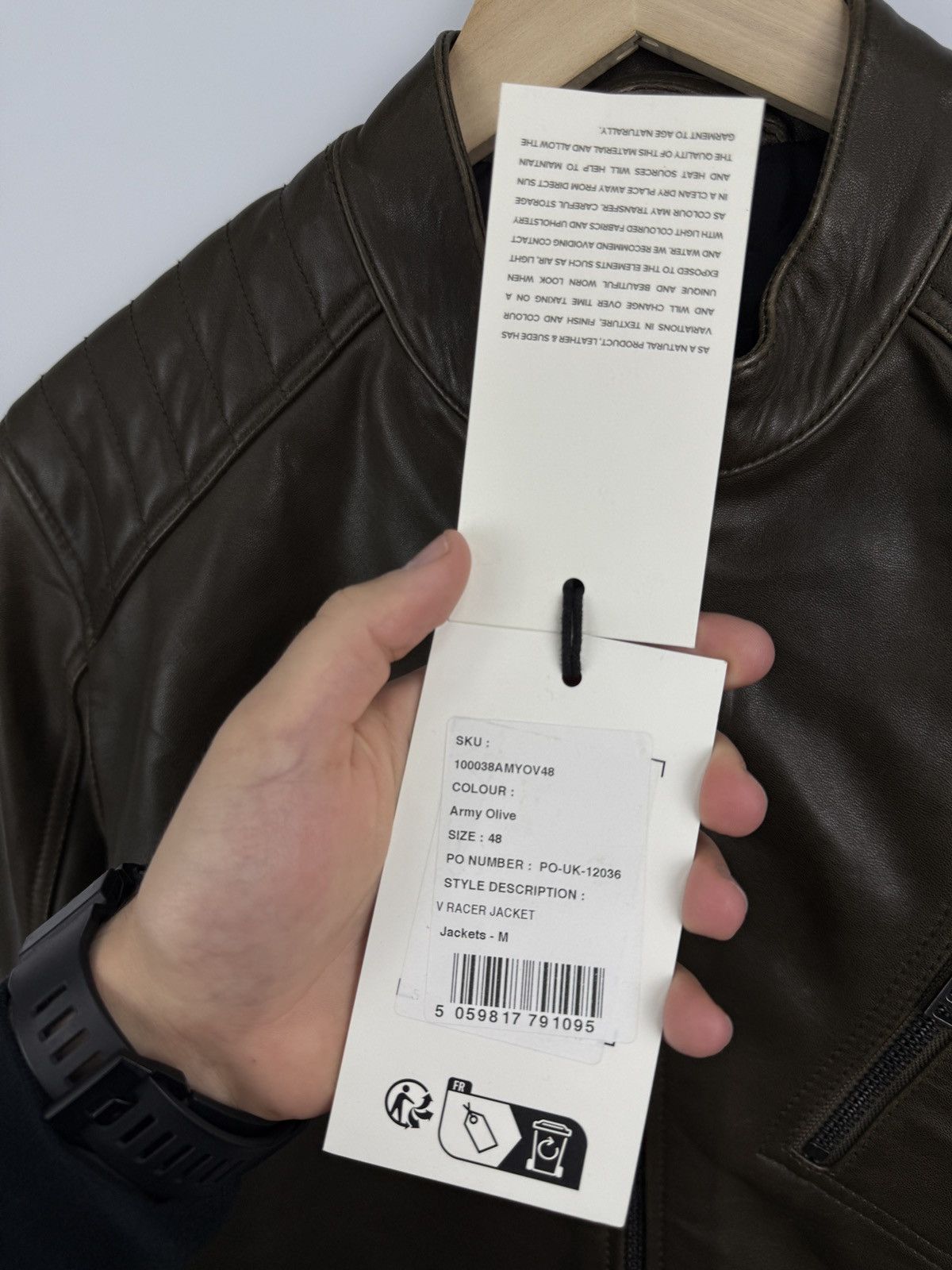 Belstaff ❗️NEW 🇬🇧 Belstaff Sheep Leather Jacket 100038 V Racer Size US M / EU 48-50 / 2 - 10 Thumbnail