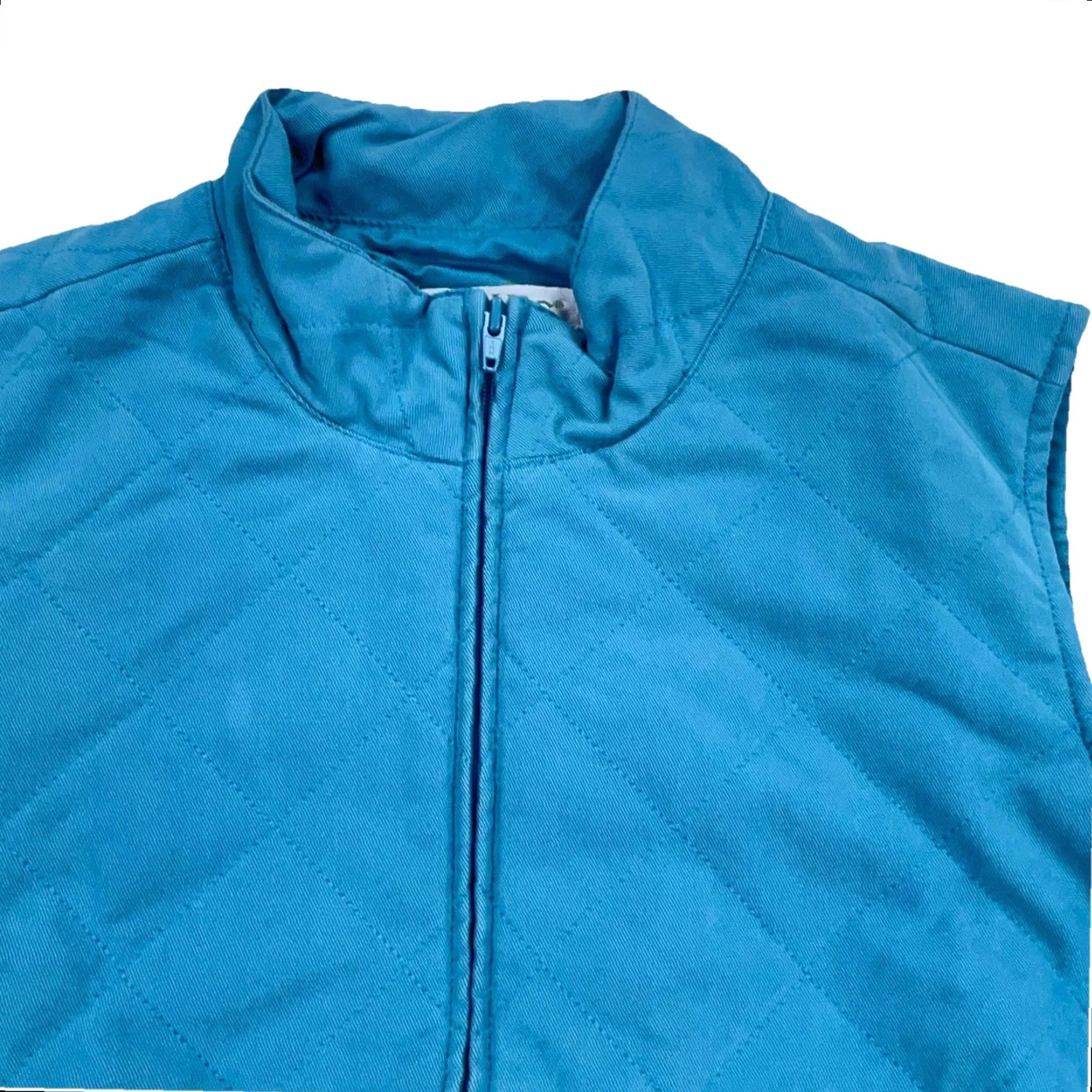 Orvis Orvis Puffer Vest Women M Blue Full Zip Jacket Teal Logo Pockets Size M / US 6-8 / IT 42-44 - 6 Thumbnail