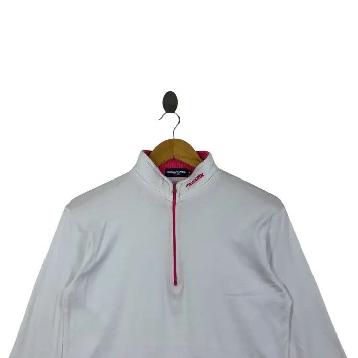 Rossignol Vintage 90’ ROSSIGNOL FRANCE Half Zipper Tee Shirt Top Size M / US 6-8 / IT 42-44 - 2 Thumbnail