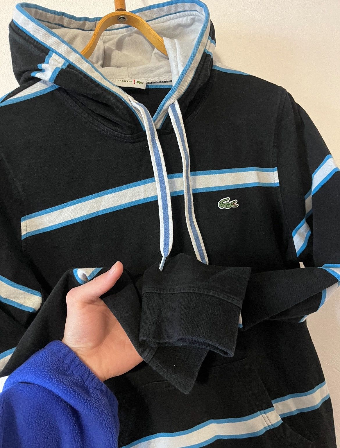 Lacoste Lacoste Vintage Hoodie Size US L / EU 52-54 / 3 - 3 Thumbnail
