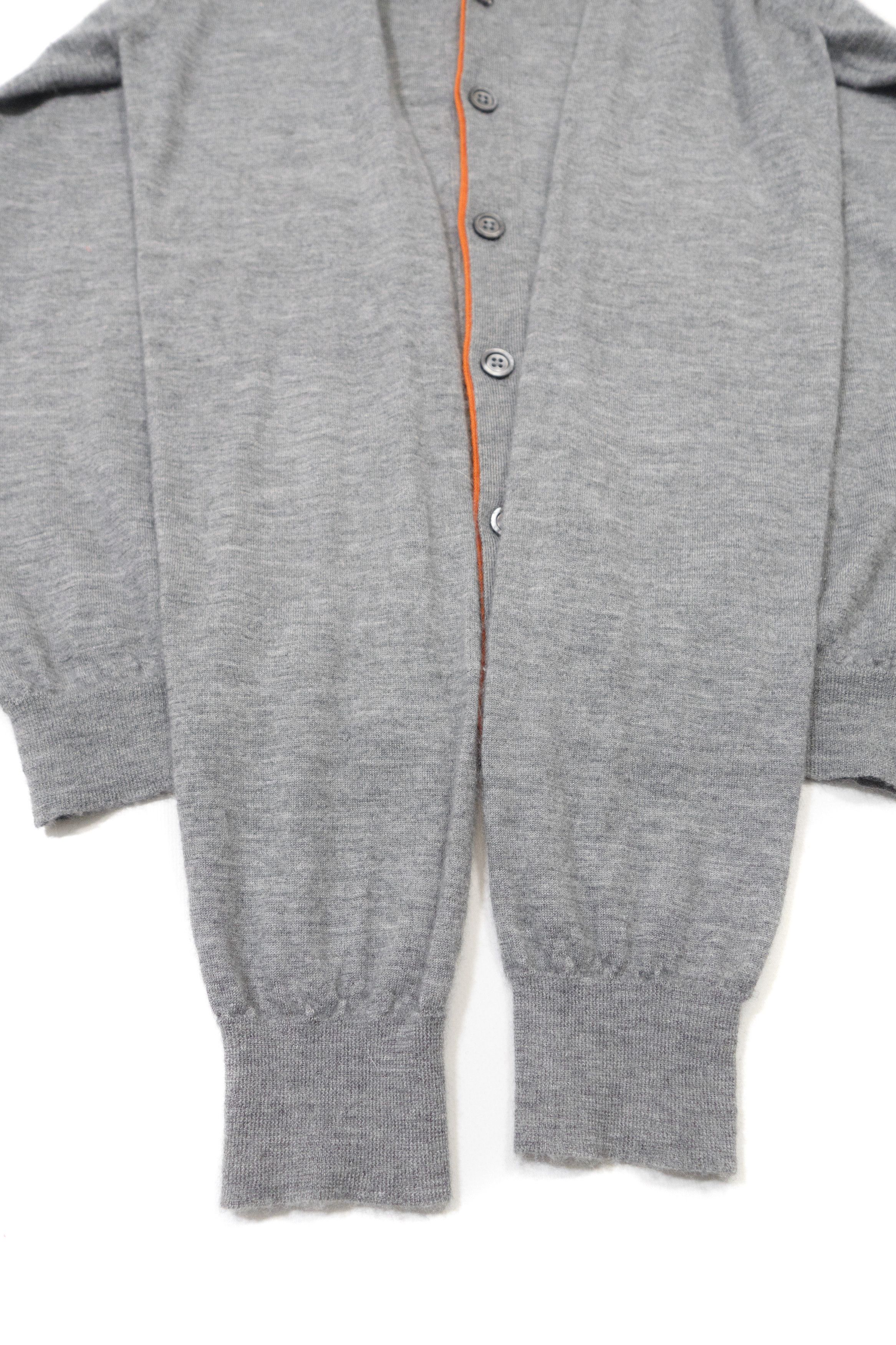 Jil Sander Raf Simons Era Trim Stripe Soft Light Cardigan Size US M / EU 48-50 / 2 - 5 Thumbnail