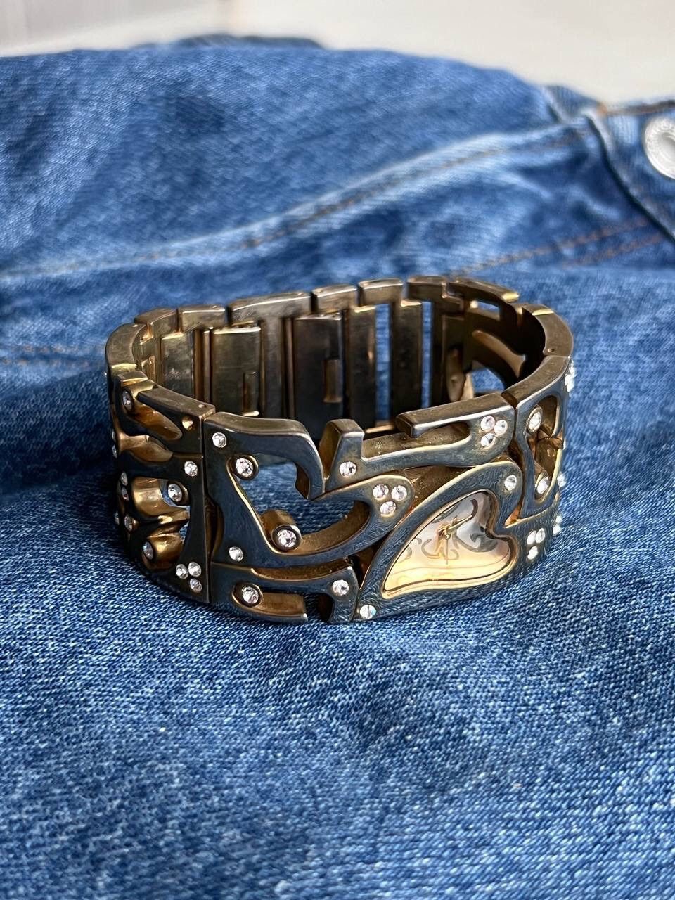 Japanese Brand × Vintage Vintage ❤️ Heart Japanese style futuristic Steel Watch Size ONE SIZE - 3 Thumbnail