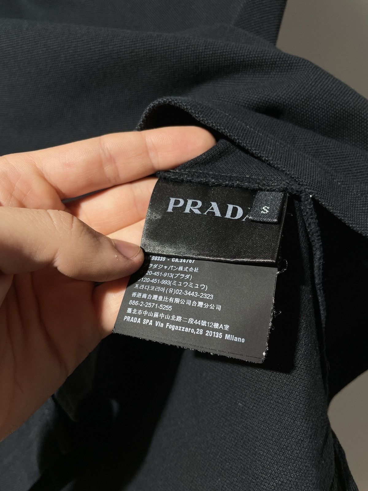 Prada Prada Men’s Black Tab Polo Shirt Size US S / EU 44-46 / 1 - 11 Thumbnail