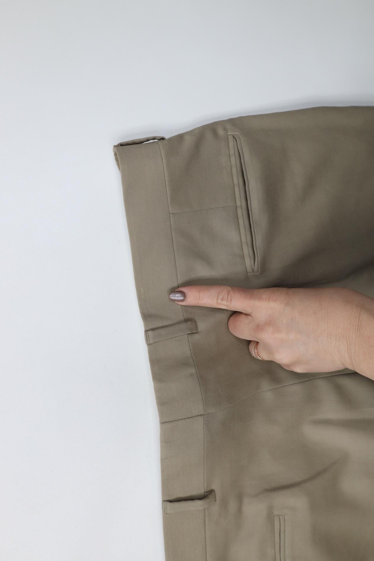 Jos. A. Bank Vintage 90s Y2K Jos A Bank Knit Wide Leg Chino Pants Beige Size US 37 - 15 Thumbnail