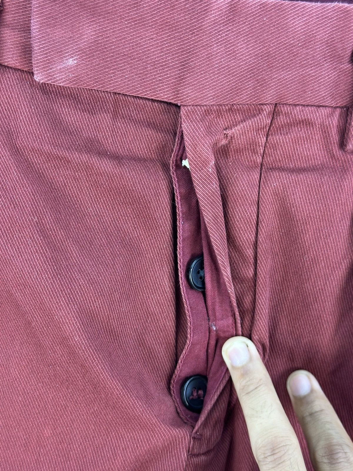 Marni Vintage Marni Maroon Short Pants Size US 30 / EU 46 - 8 Thumbnail