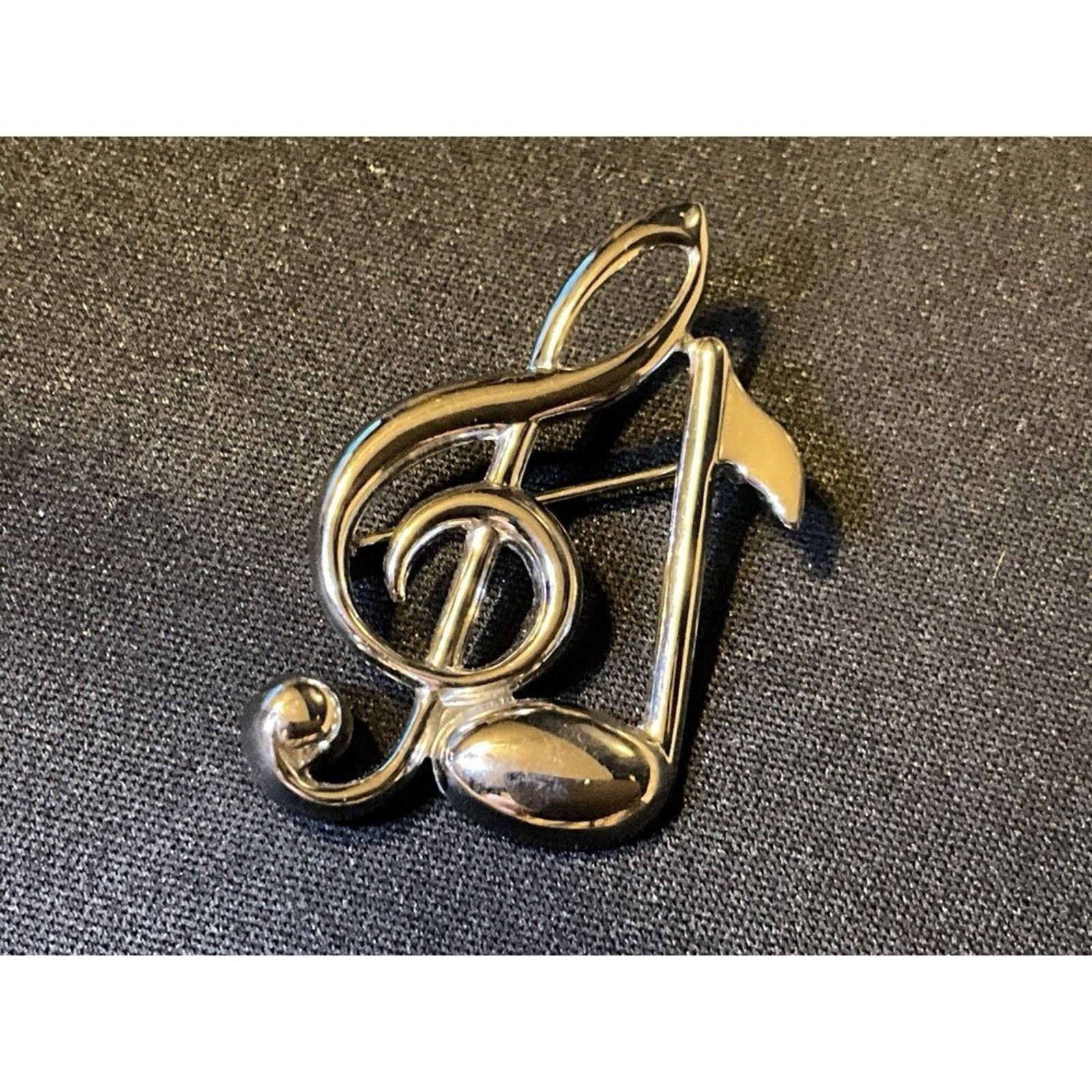 Other B-Sterling Treble Clef Brooch Size ONE SIZE - 1 Thumbnail
