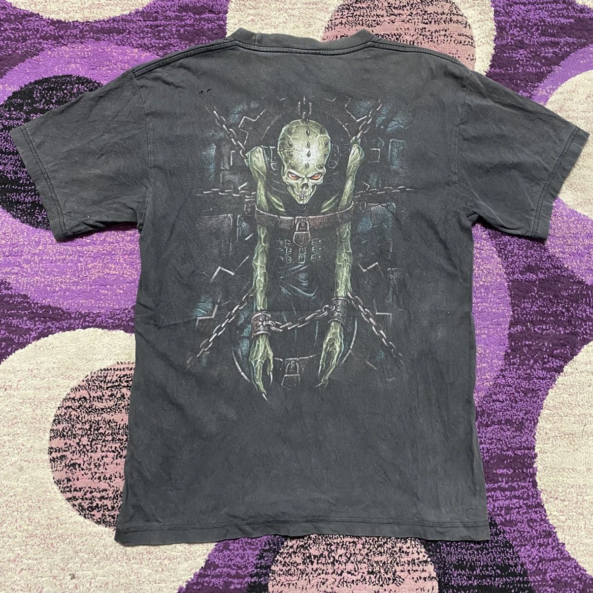 Other Vintage Seven Zero One Skull Chain Art Faded Tshirt Size US M / EU 48-50 / 2 - 6 Thumbnail