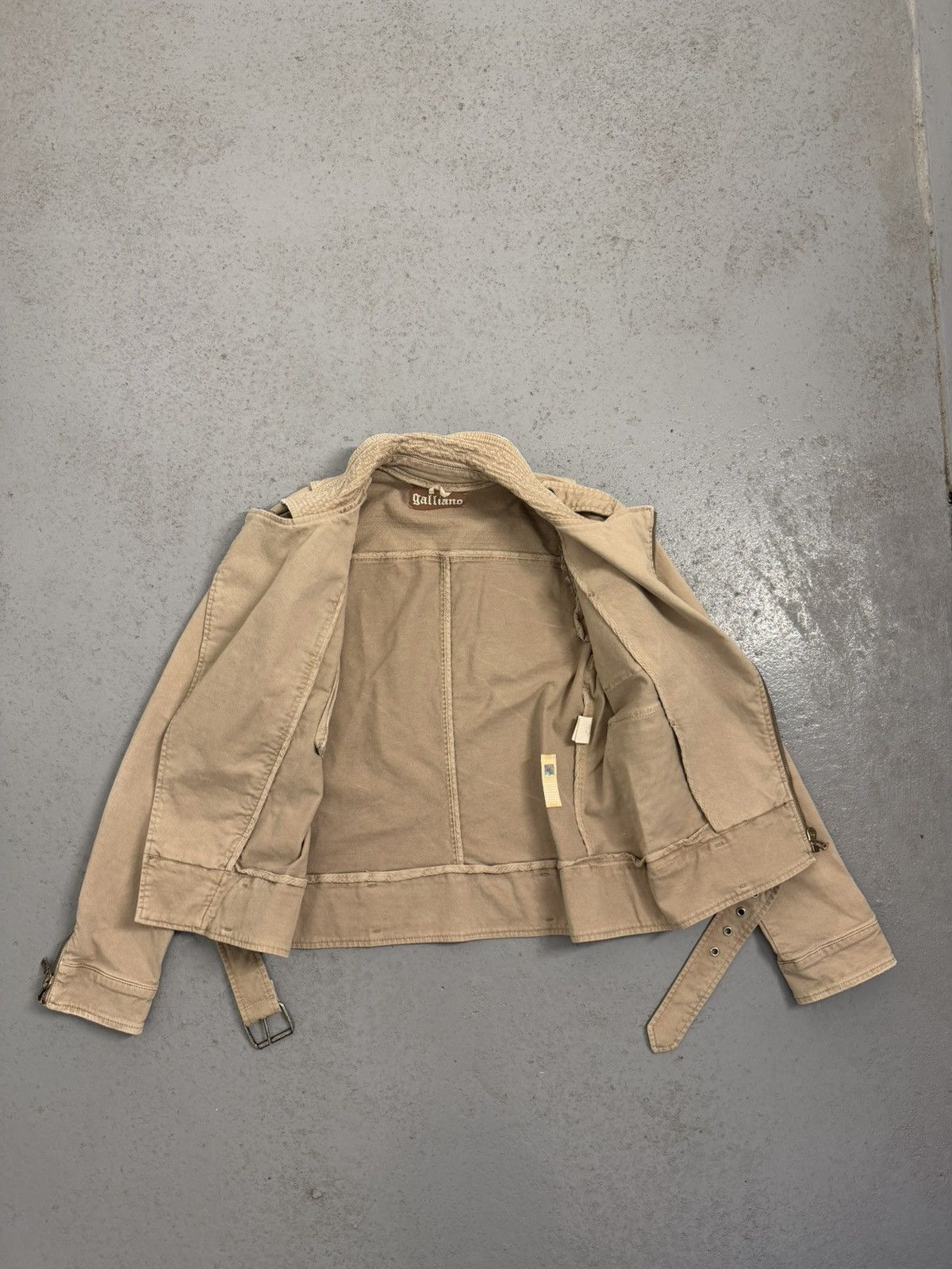 John Galliano Vintage 00s John Galliano Dense Biker Multi-pocket Jacket Size US S / EU 44-46 / 1 - 11 Thumbnail