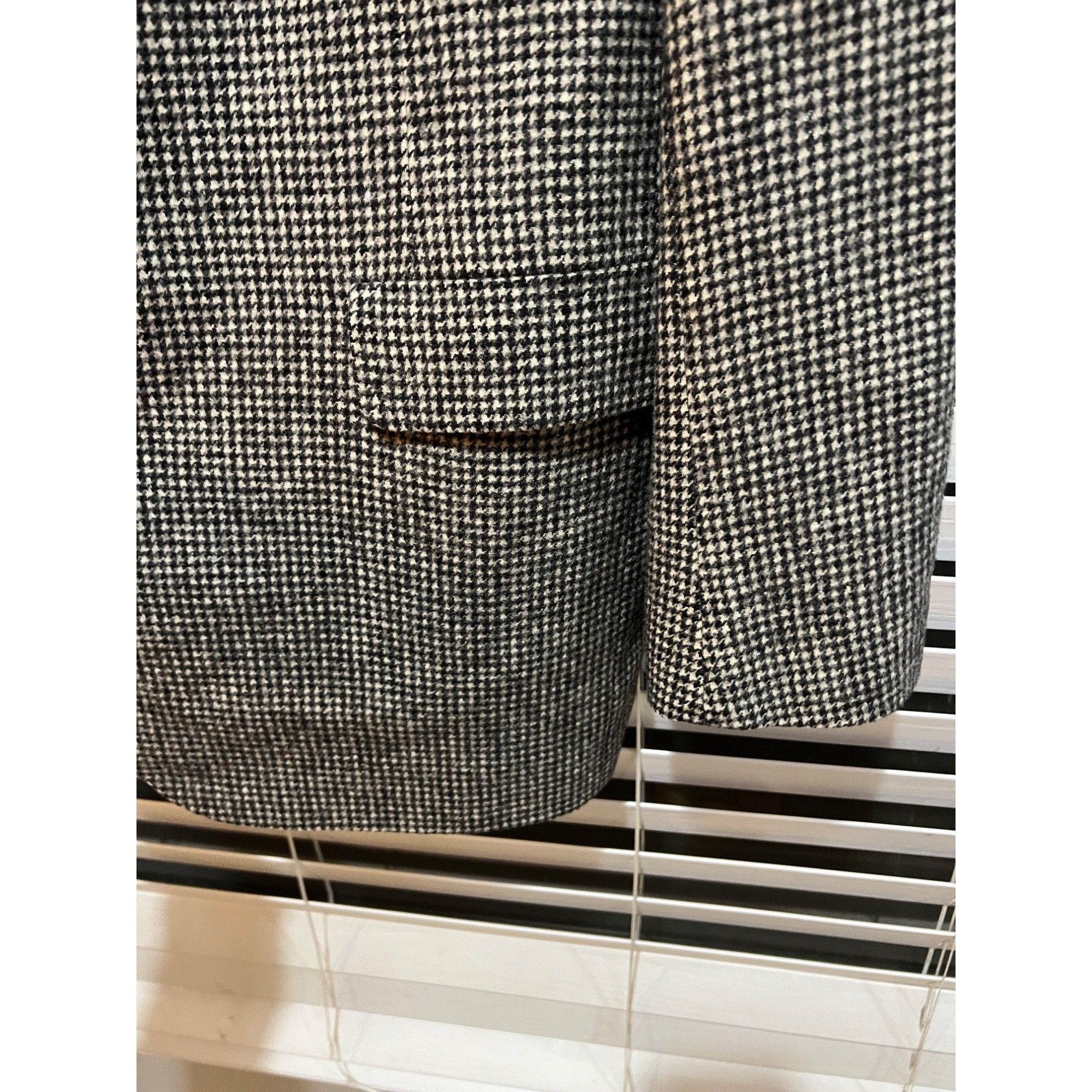Brooks Brothers Brooks Brothers 100% Camel Hair Houndstooth Blazer - Size 45 Size 46L - 4 Thumbnail