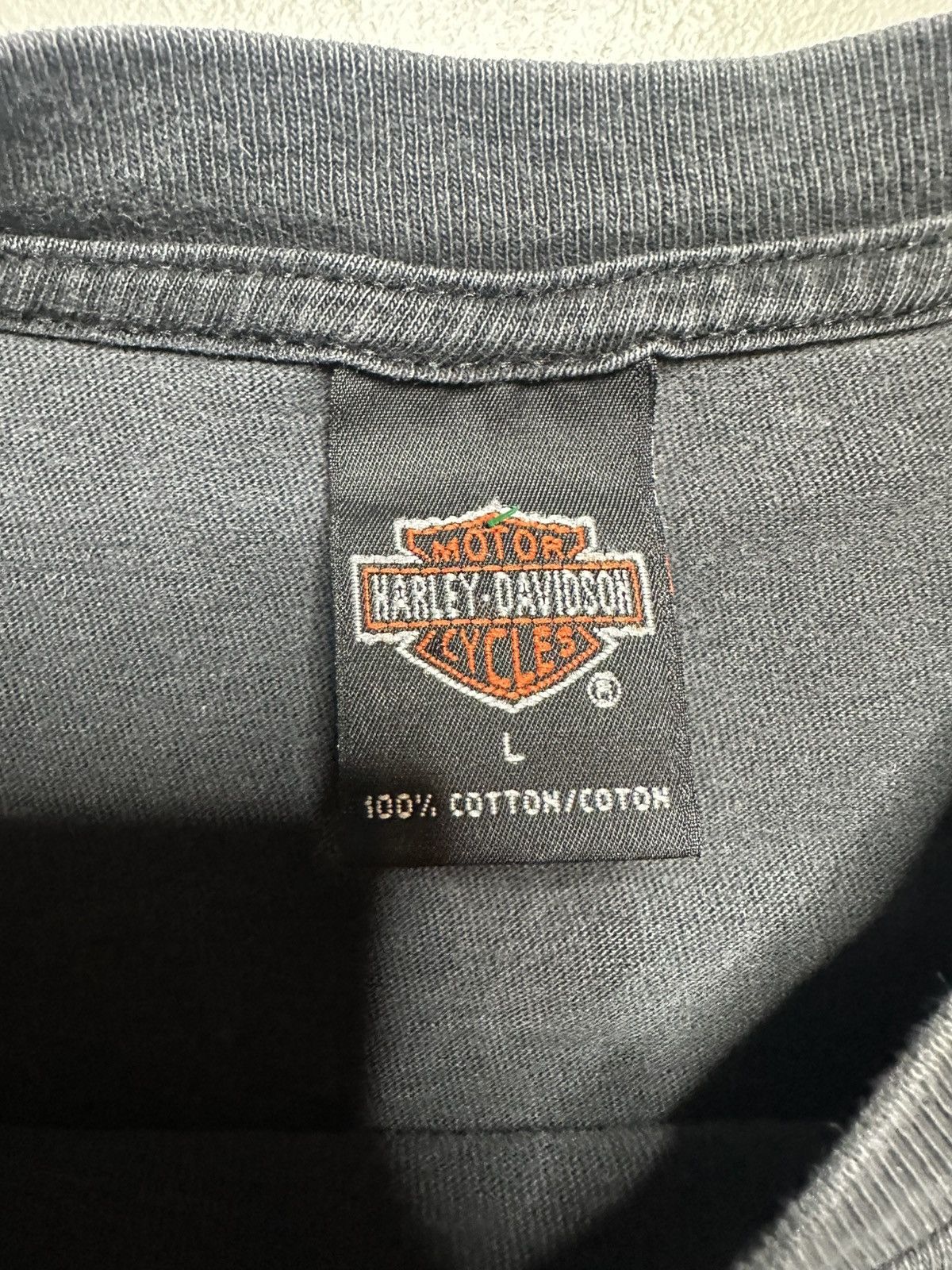Harley Davidson 2000s Faded Harley Davidson Vintage T Shirt Size US L / EU 52-54 / 3 - 7 Thumbnail