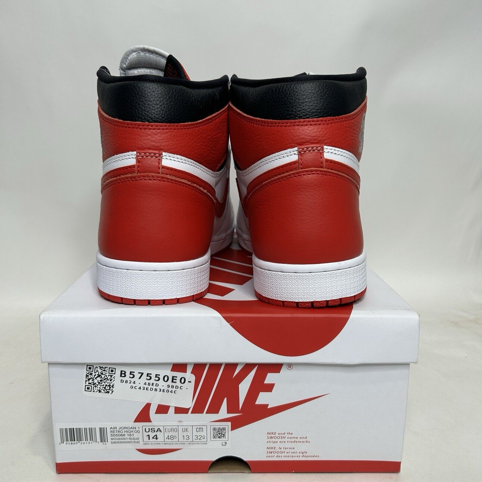 Nike Nike Air Jordan 1 High Retro OG “Heritage/Red White” 2024 Size US 14 / EU 47 - 4 Thumbnail