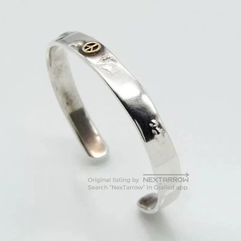 Porter Classic porter classic silver bangle with gold charm. Size ONE SIZE - 2 Thumbnail