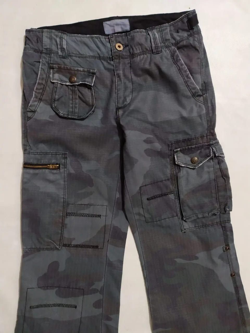 Other Multipocket flare Camo Cargo Tactical Pants Size US 29 - 2 Thumbnail