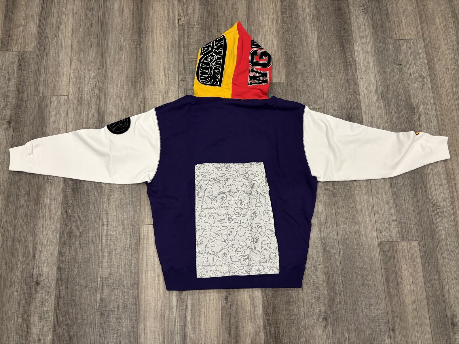Bape Shark Full Zip Hoodie Size US XL / EU 56 / 4 - 4 Thumbnail