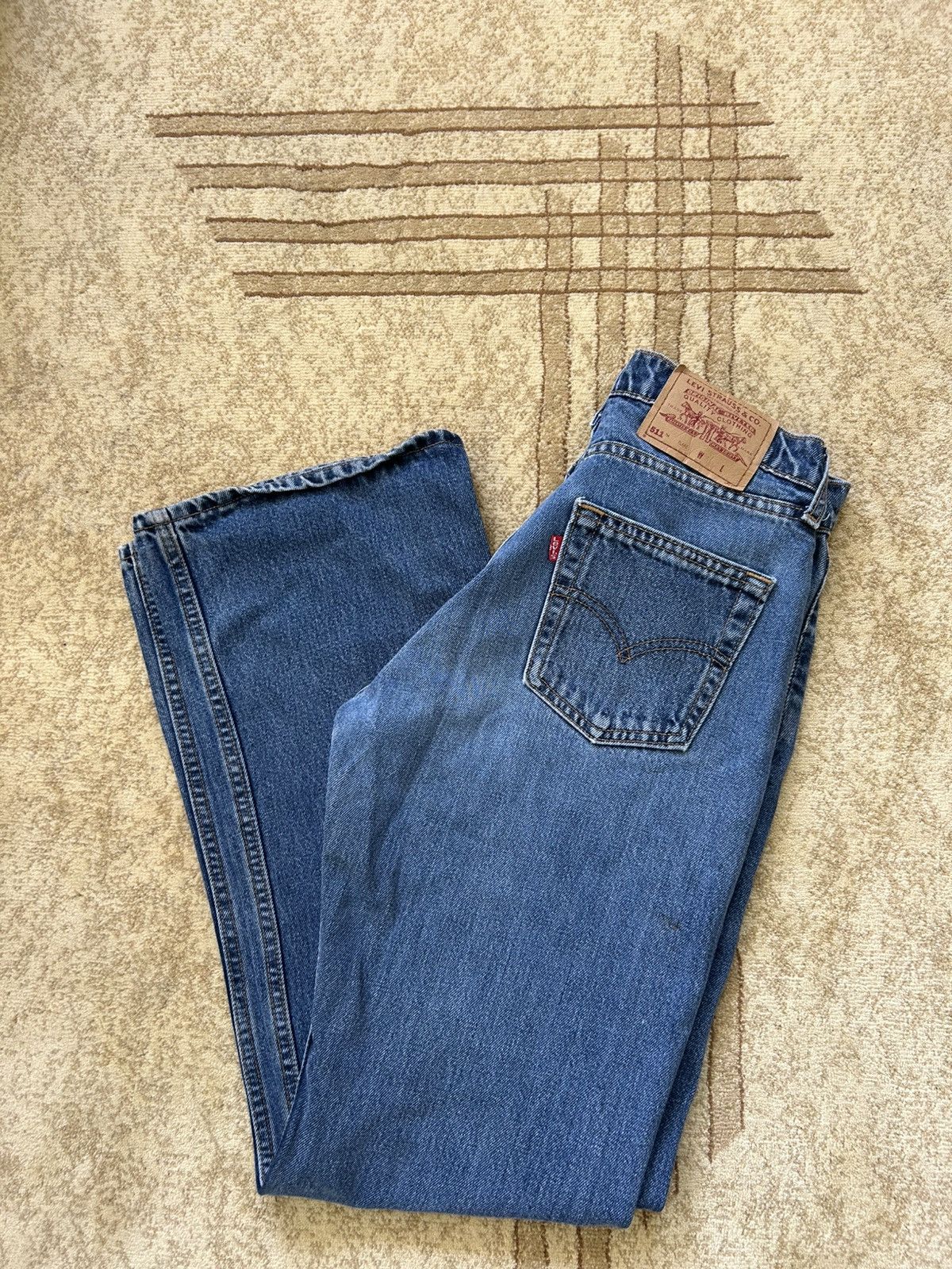 Levi's × Vintage Vintage 90s Levis 511 Flared Denim Jeans Size US 30 / EU 46 - 1 Thumbnail