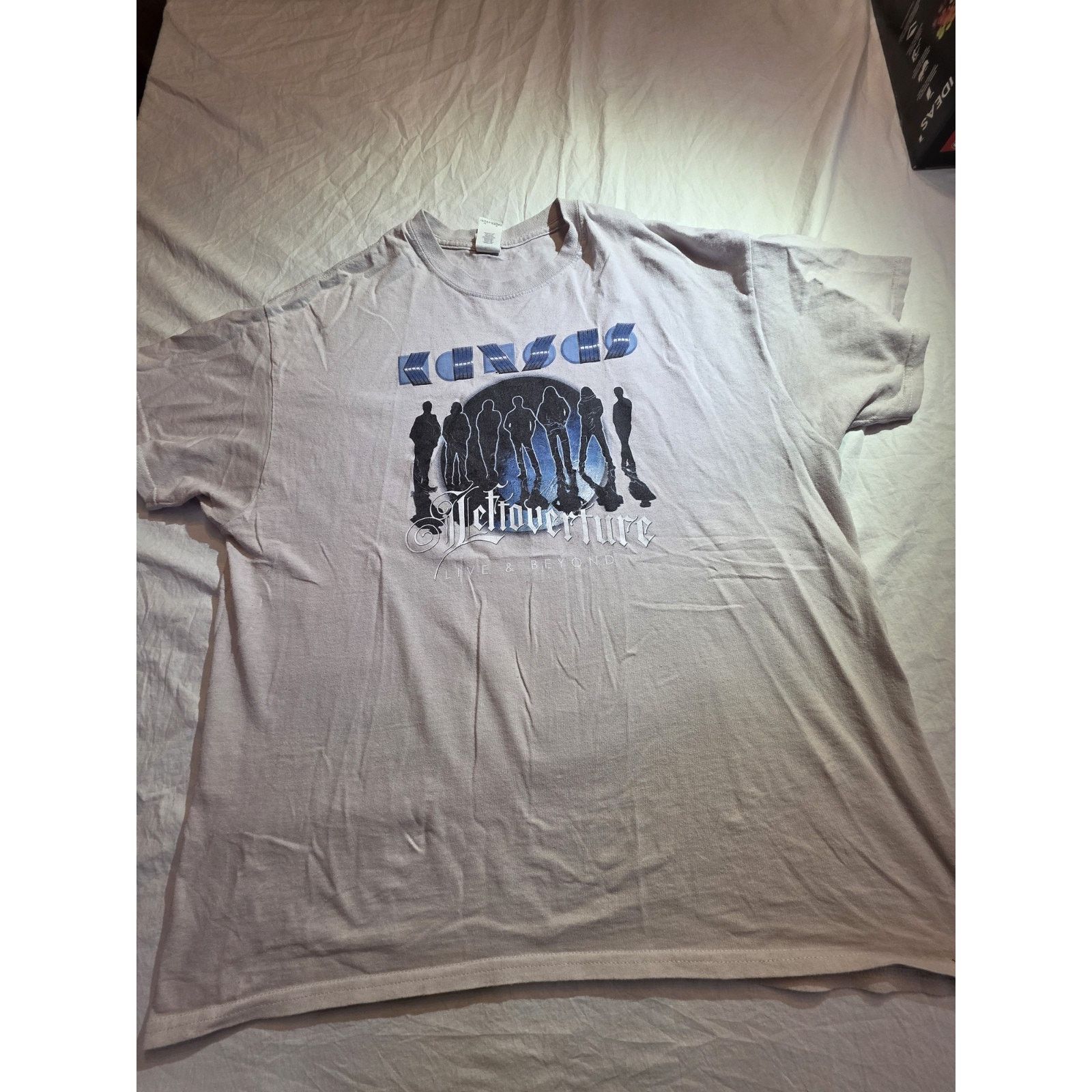 Gildan Kansas Leftoverture Live & Beyond Band Music Rock Grey Tee Size US XL / EU 56 / 4 - 1 Thumbnail