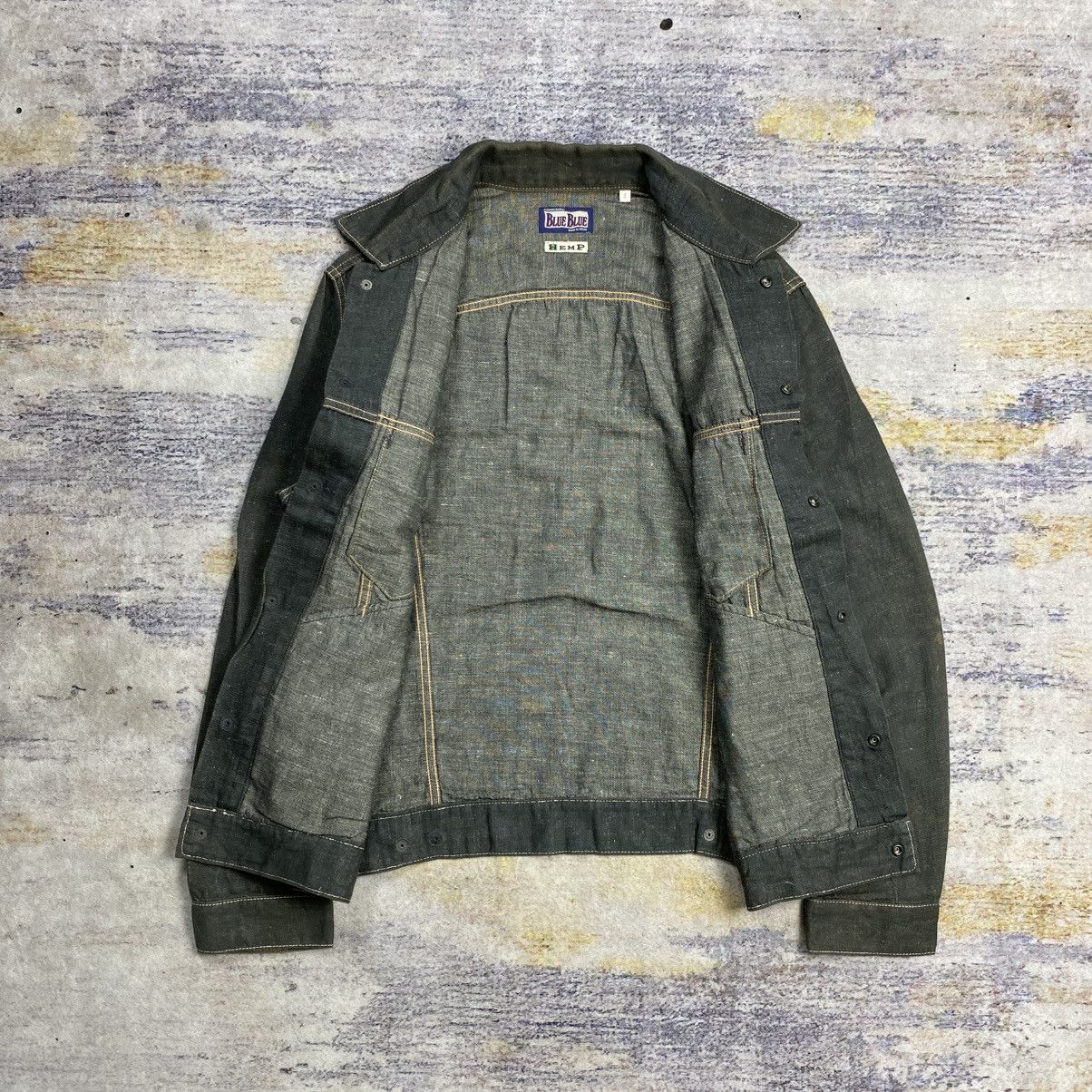 Blue Blue Japan × Japanese Brand Blue Blue japan Hemp denim jacket Size US L / EU 52-54 / 3 - 7 Thumbnail