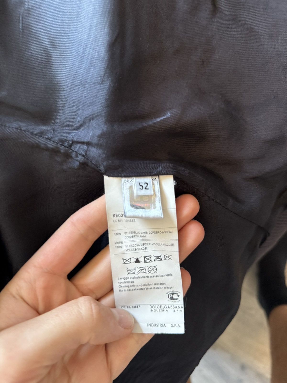 Dolce & Gabbana D&G Distressed Grey Lamb Leather Bomber Jacket Size US L / EU 52-54 / 3 - 10 Thumbnail