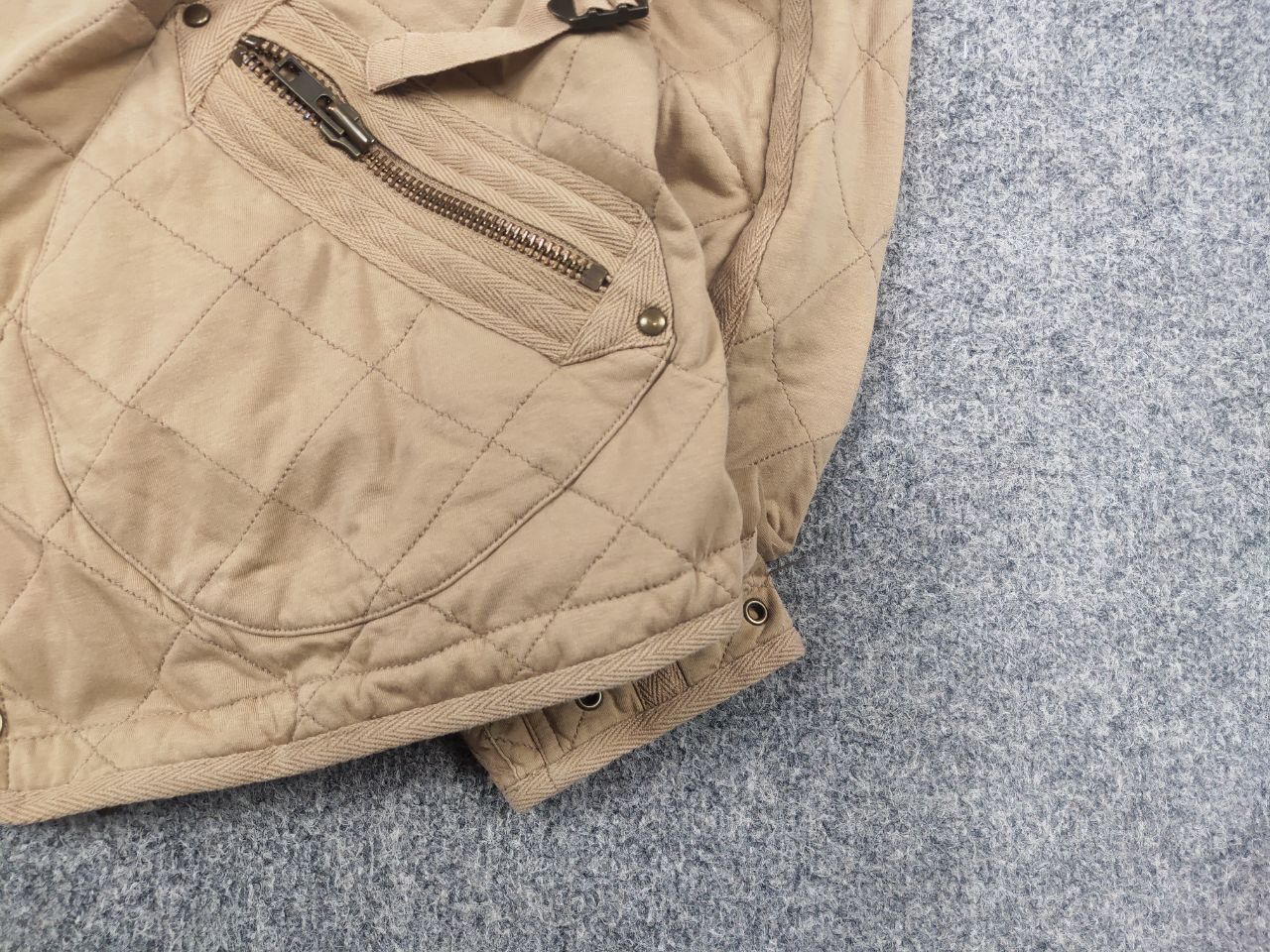 Ralph Lauren Rare Vintage 90's Ralph Lauren Quilted Beige Workwear Jacket Size US S / EU 44-46 / 1 - 6 Thumbnail
