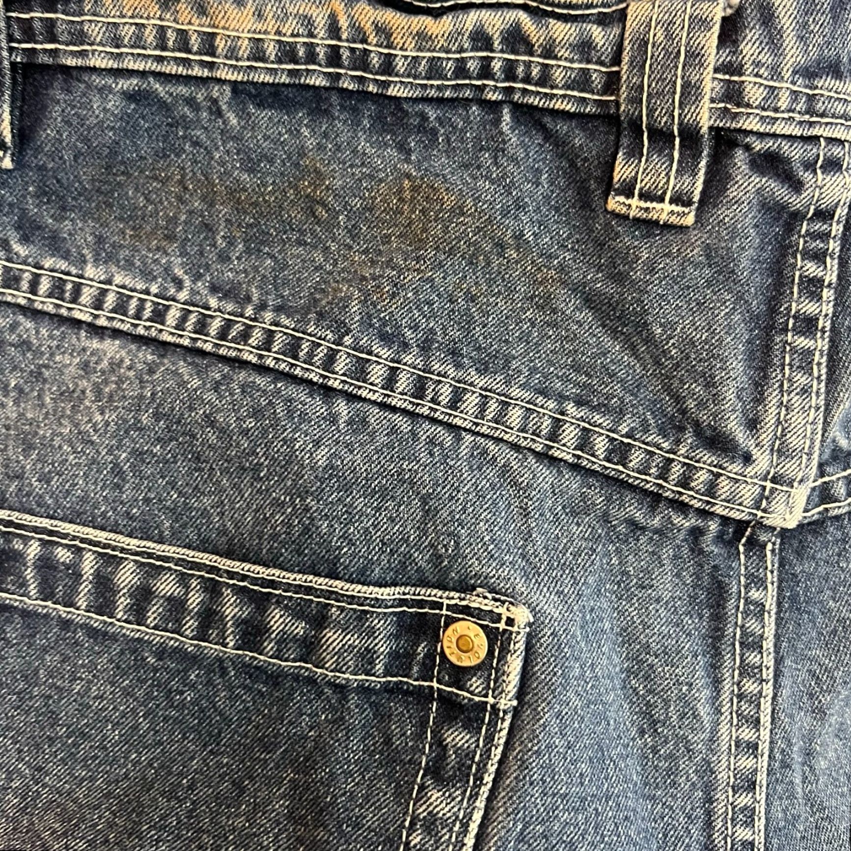 Vintage Evolution Denim Cargo Shorts Mens Size 40 Blue Regular 15in Inseam Cargo Pocket 90s Mens Size US 40 / EU 56 - 6 Thumbnail