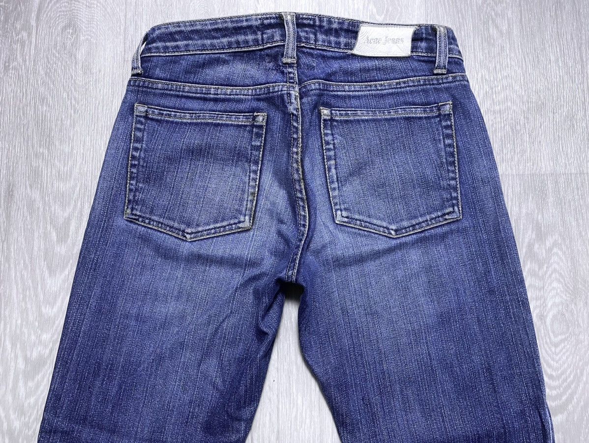 Acne Studios Vtg Acne Action Jeans Hep Pure Stonewash Fringed Denim AAJ Size 27" / US 4 / IT 40 - 21 Thumbnail