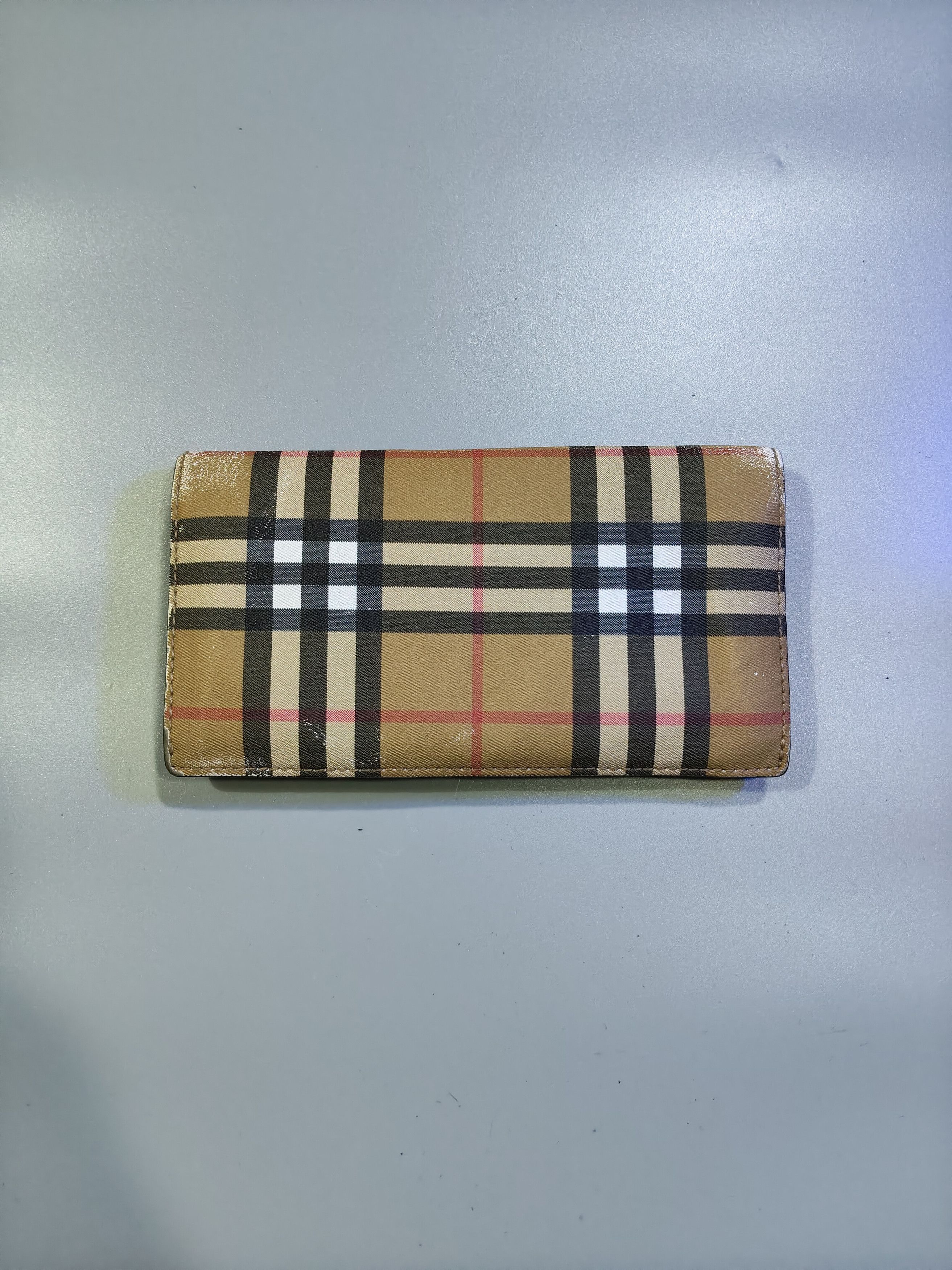 Burberry Burberry Canvas Long Wallet iconic Nova Check pattern. Size ONE SIZE - 1 Thumbnail