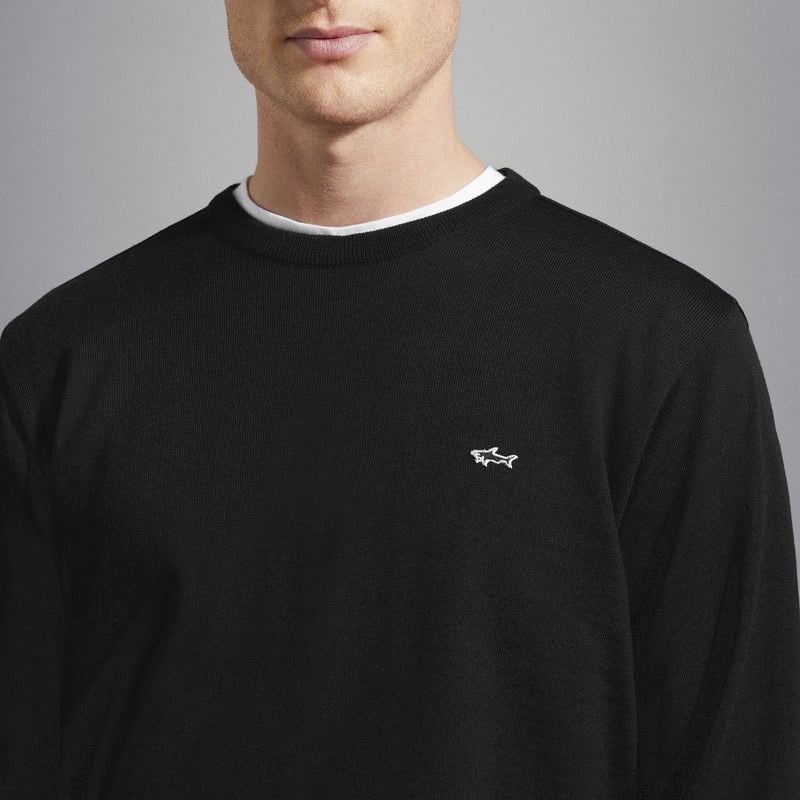 Paul & Shark Paul & Shark Yachting Design wool black logo knit sweater Size US M / EU 48-50 / 2 - 2 Thumbnail