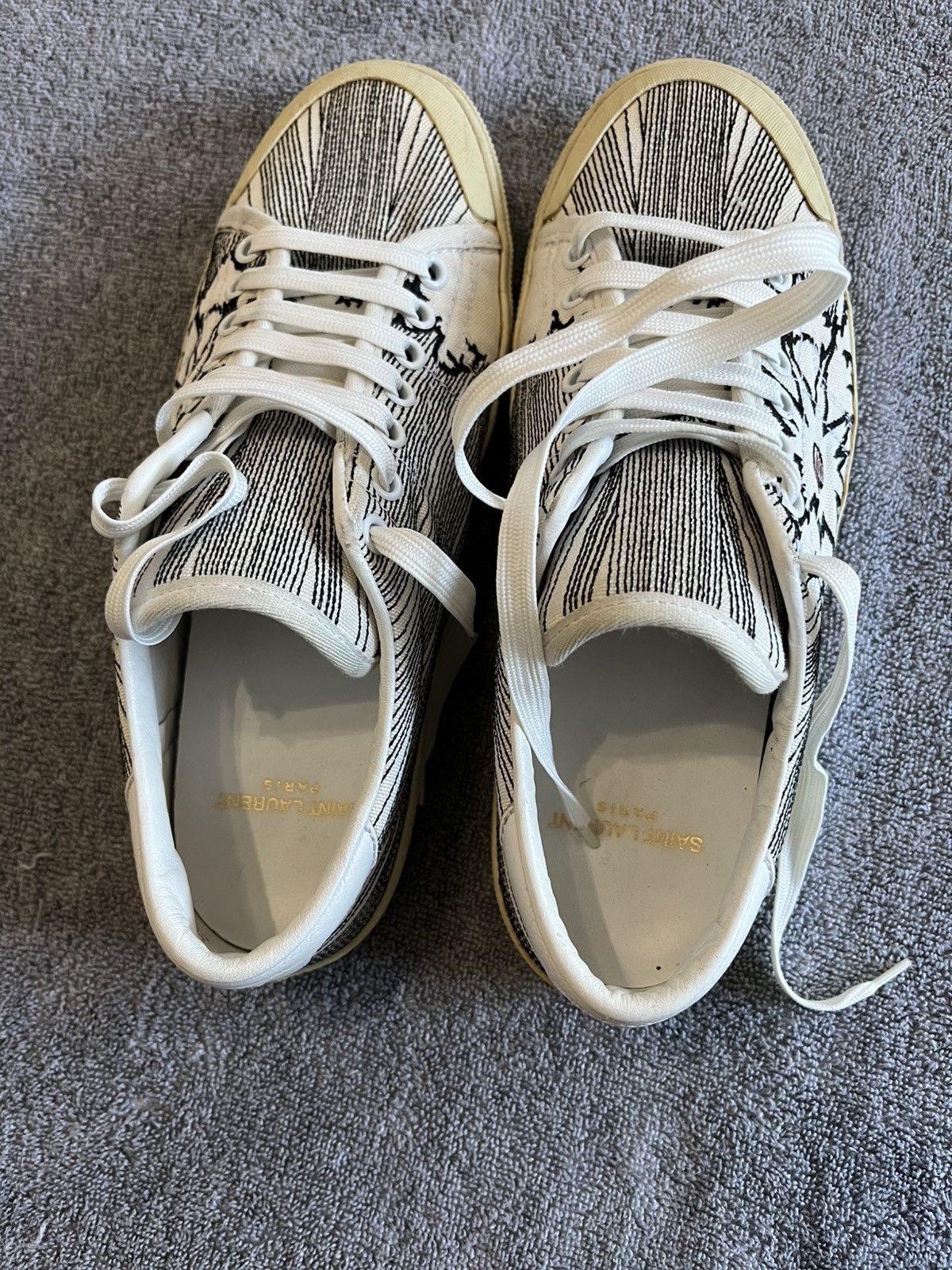 Yves Saint Laurent Saint Laurent Paris Solaris Tela pow Size US 7.5 / IT 37.5 - 5 Thumbnail