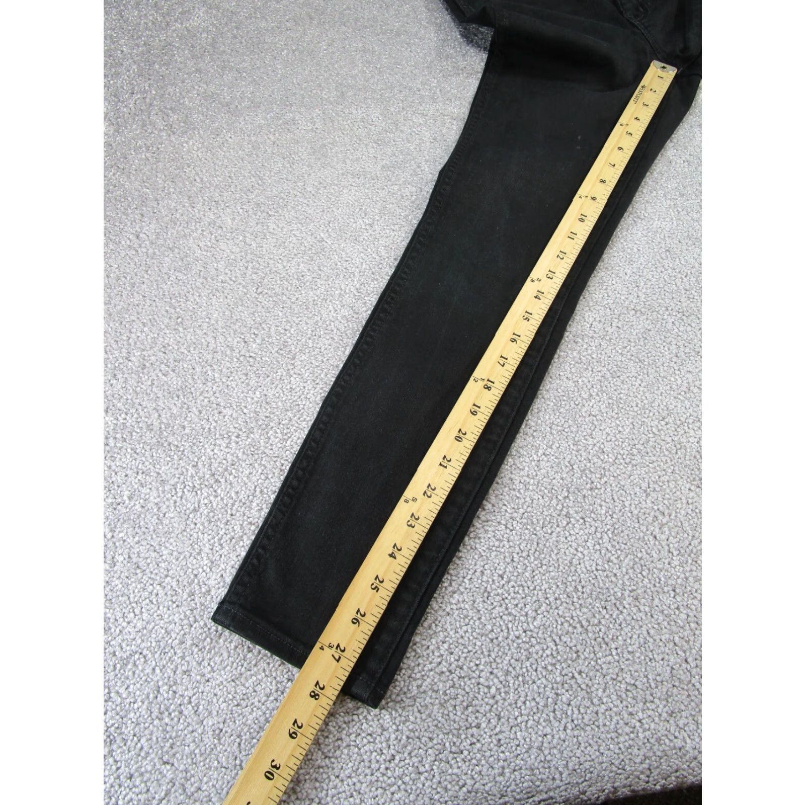 Madewell MADewell High Rise Skinny Jeans Women 27 Black Denim Charcoal Wash Size 27" / US 4 / IT 40 - 5 Thumbnail