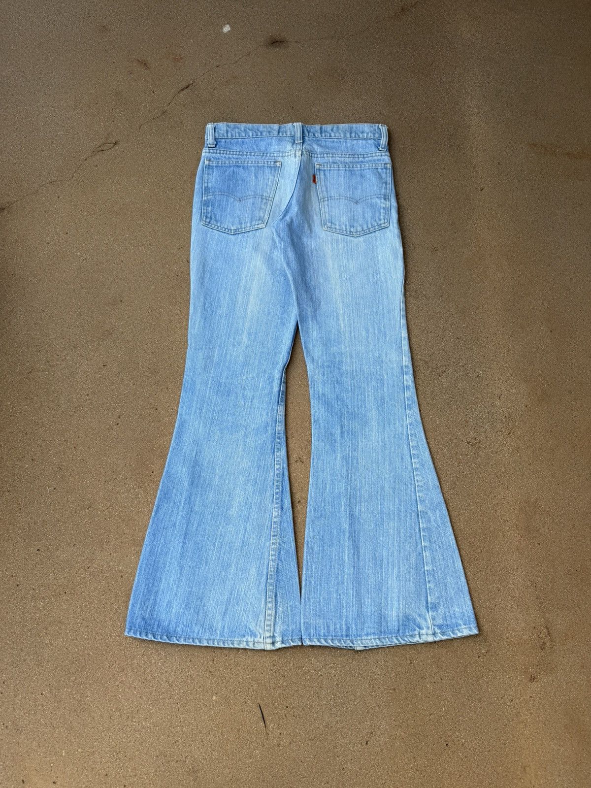 Levi's Vtg 80’s Levi’s 784 Orange Tab Bellbottom Flare Jeans 29x30 Size 29" - 2 Thumbnail