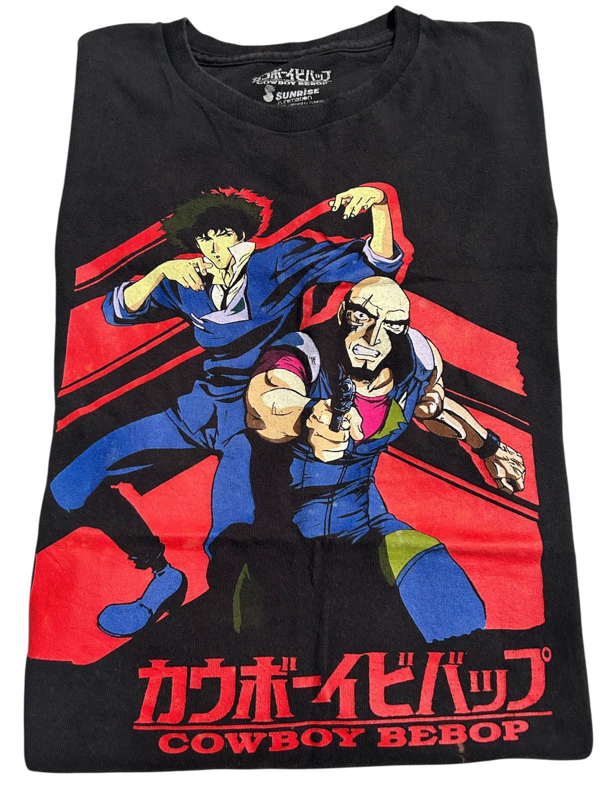 Anime Cowboy Bepop Japanese Anime Faded Shirt Size US L / EU 52-54 / 3 - 1 Thumbnail