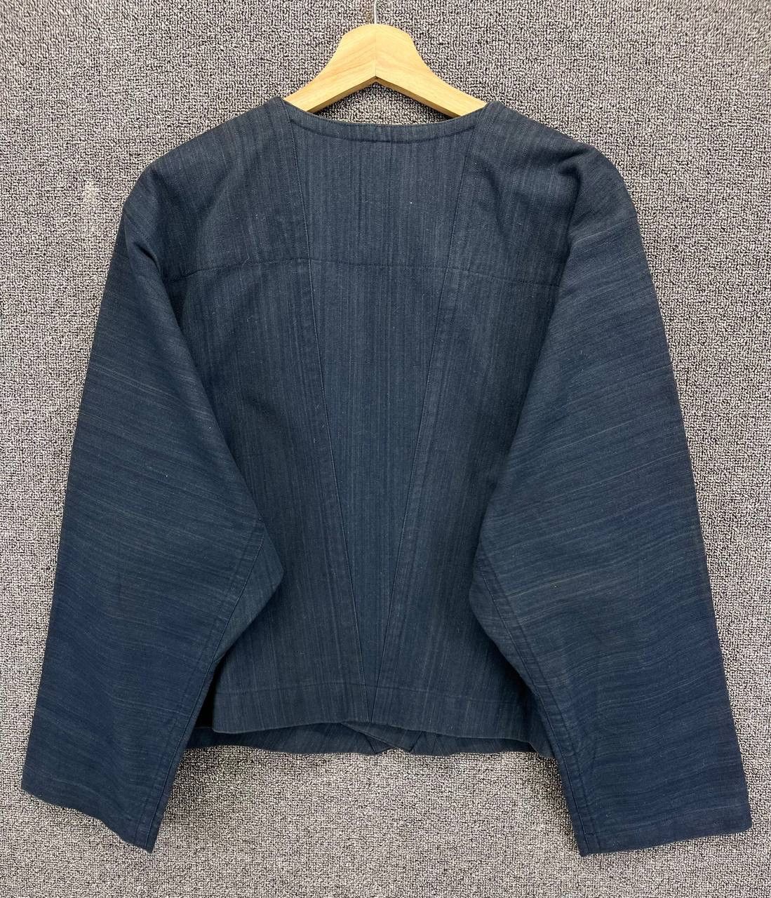 Issey Miyake Vintage Issey Miyake Plantation Cardigan Rare Denim Jacket Size M / US 6-8 / IT 42-44 - 8 Thumbnail