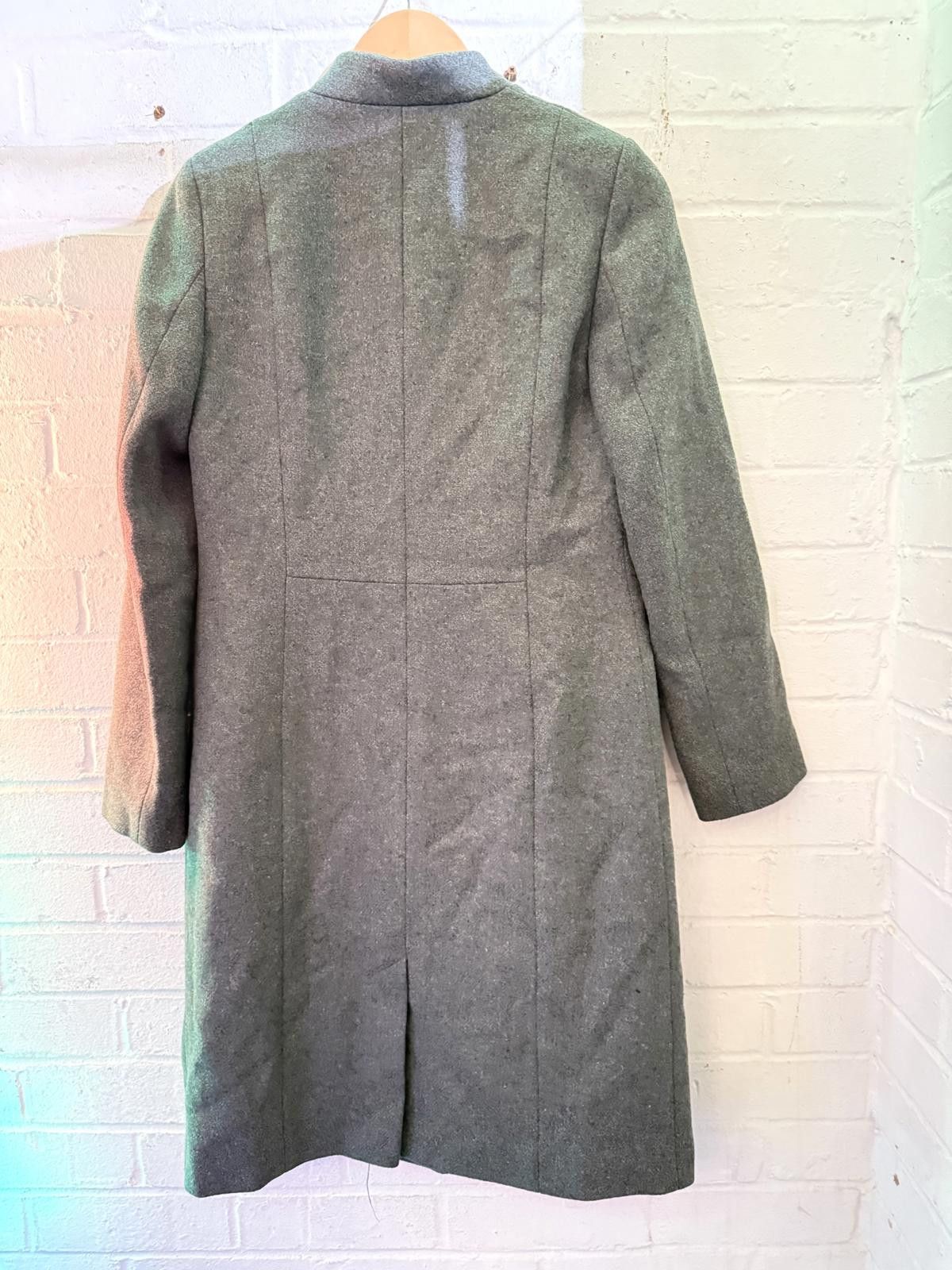 Other Laura Ashley Grey Wool Blend Women's Coat Size 8 Size M / US 6-8 / IT 42-44 - 4 Thumbnail