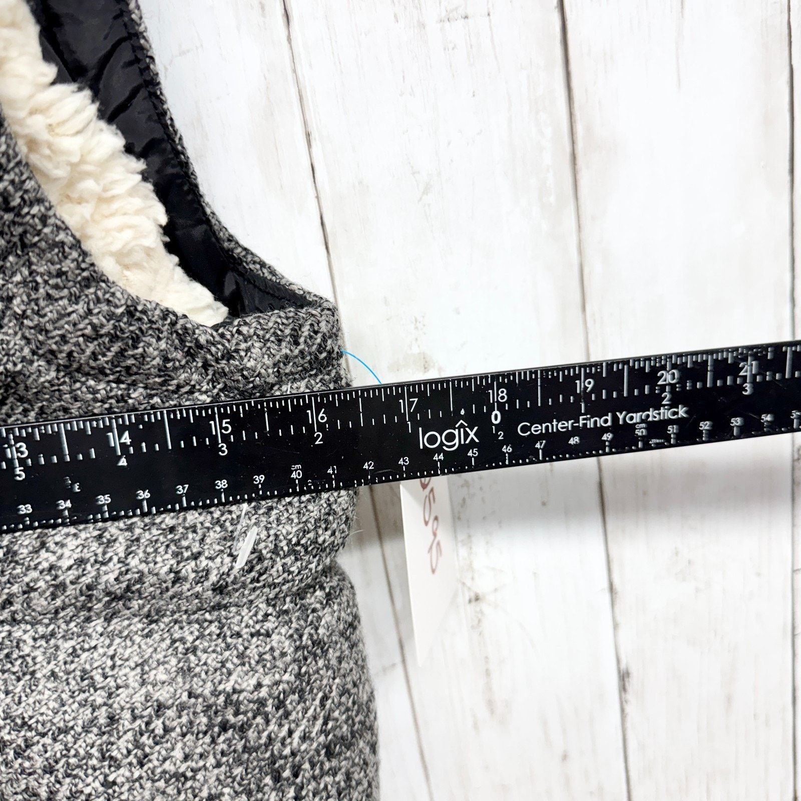 Other Ci Sono Vest Size Medium Black Gray Puffer Hooded Faux Fur Size M / US 6-8 / IT 42-44 - 4 Thumbnail